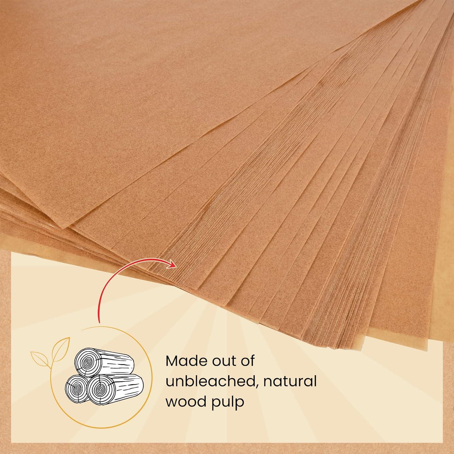 Hojas de Papel Pergamino 12.7x12.7cm Baker's Signature - 300 Pcs