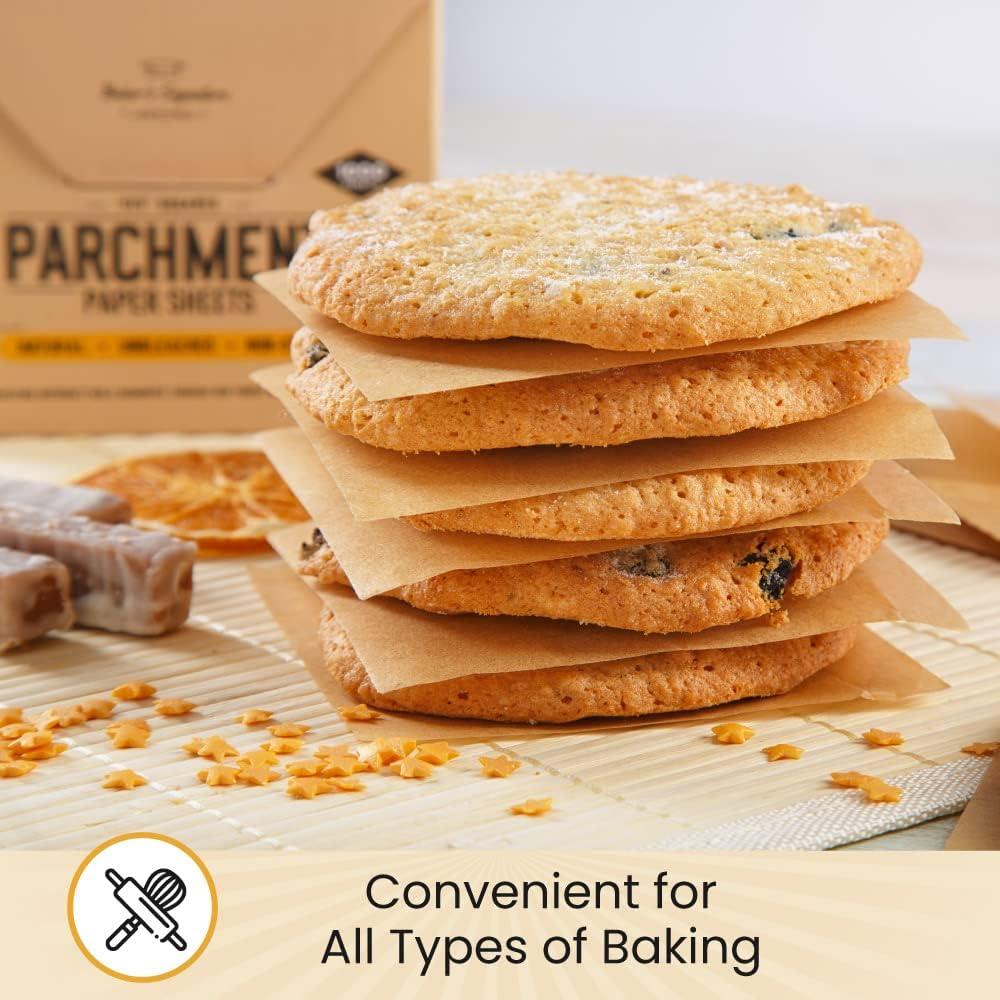 Hojas de Papel Pergamino 12.7x12.7cm Baker's Signature - 300 Pcs