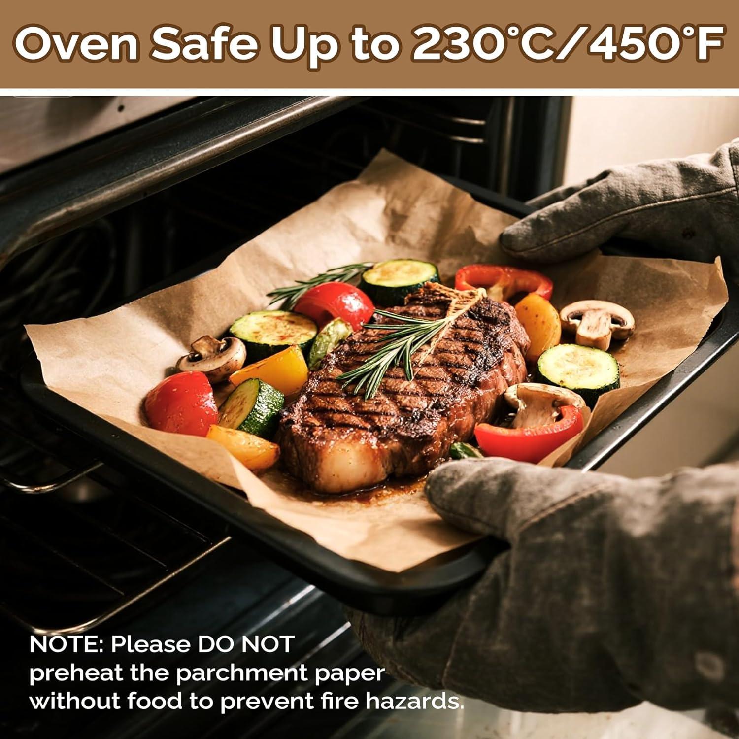 100 Hojas de Papel Pergamino Sin Blanquear MAQIHAN 22.86x33.02cm