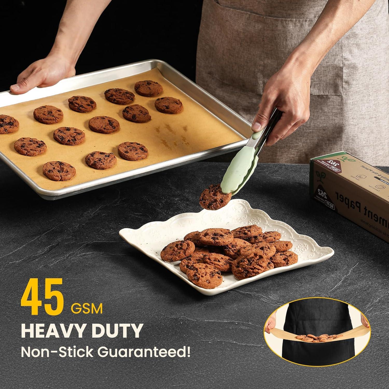 Papel de Parchment AOZITA 15x210ft Antiadherente 450°F