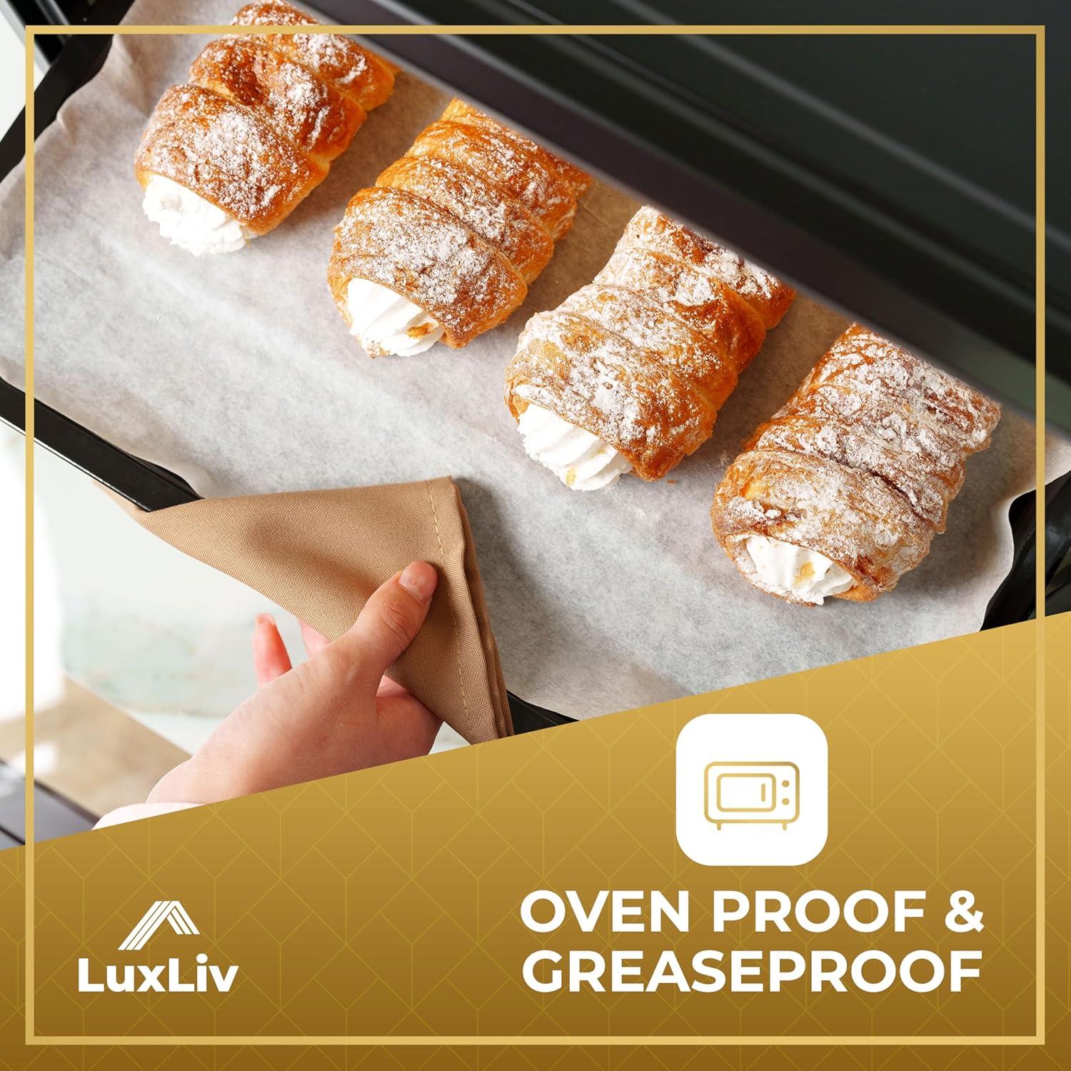 Rollo de Papel Pergamino LuxLiv 30 cm x 50 m Antiadherente