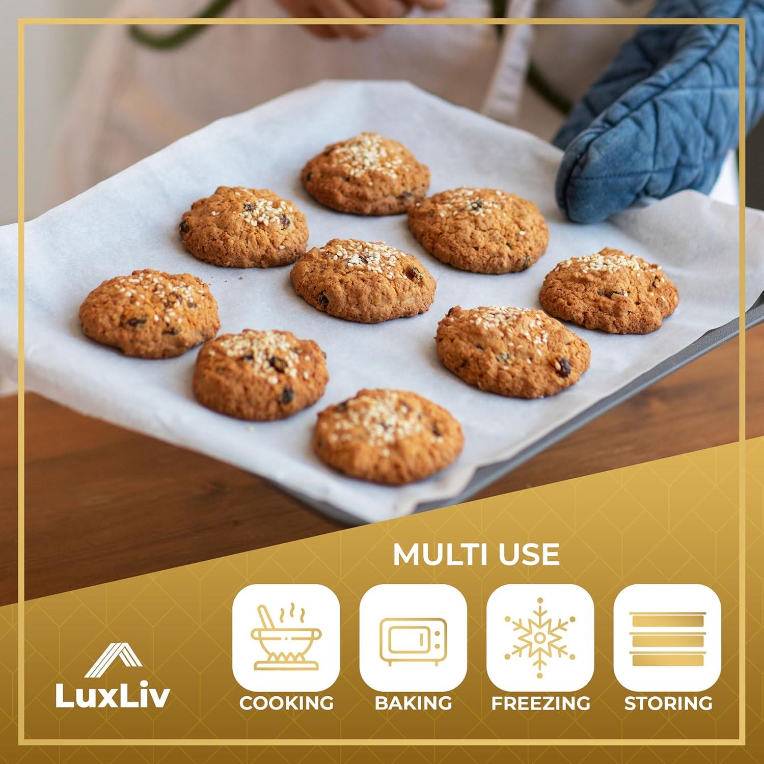 Rollo de Papel Pergamino LuxLiv 30 cm x 50 m Antiadherente