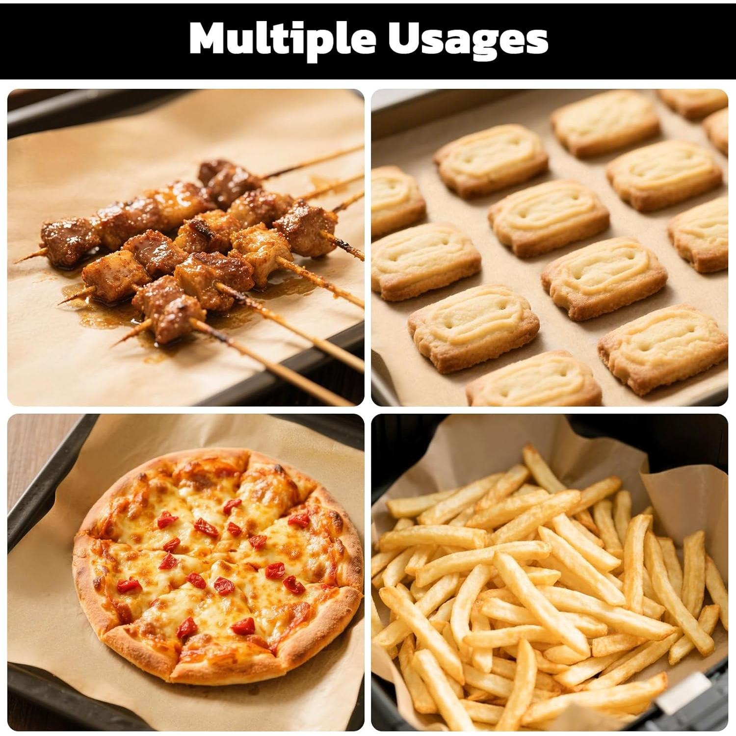 Hojas de Papel Pergamino Beasea 200pcs 25x35cm Antiadherentes