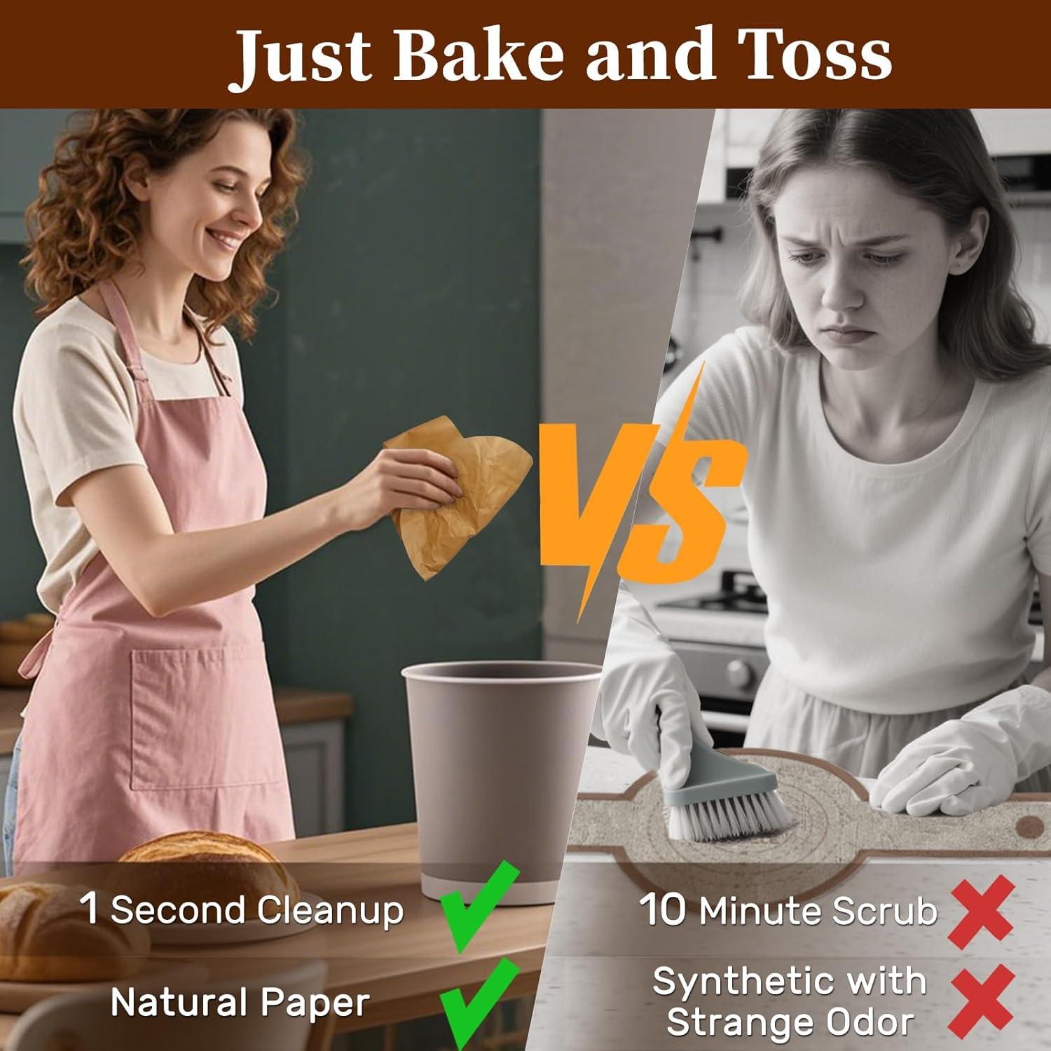 Sling de Pan de Papel Pergamino BlissBoard 50 Pcs 55.88x20.32 cm