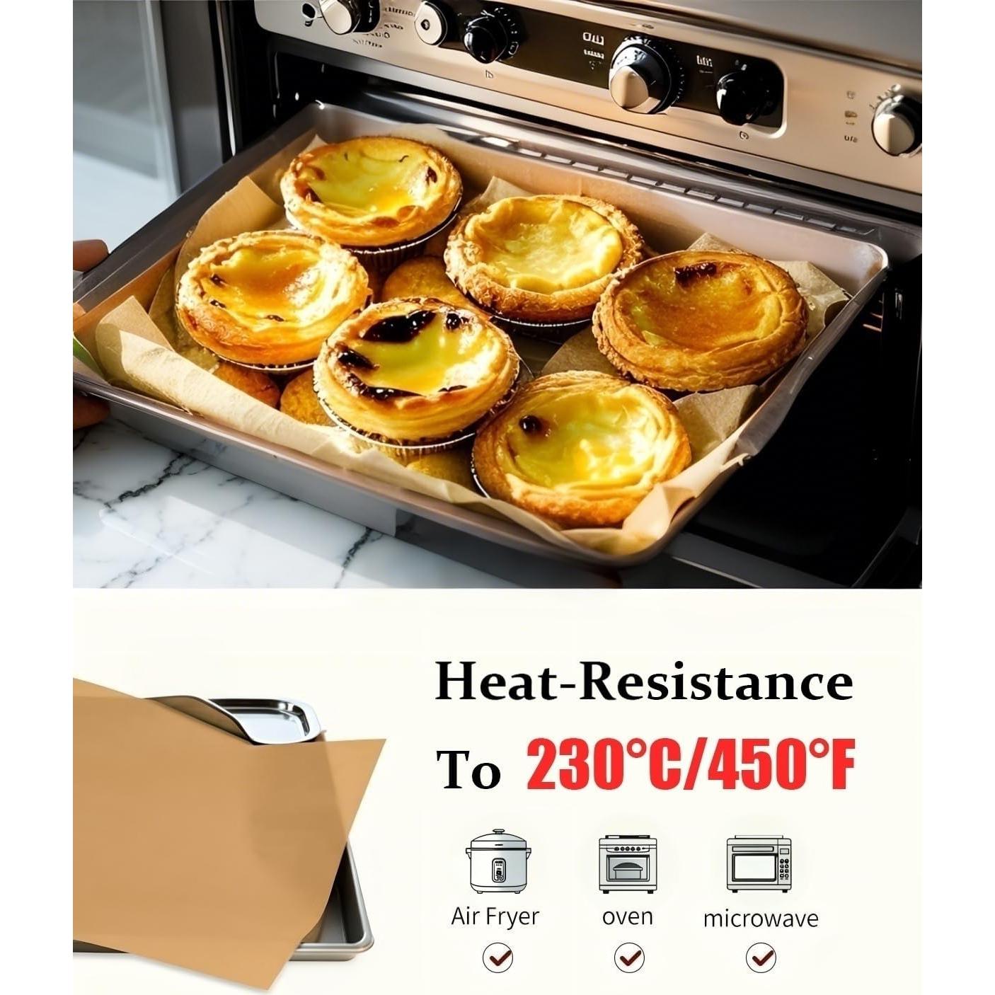 Papel para Hornear VEADOOLLY 300 Hojas 30.5x40.6 cm Anti-adherente