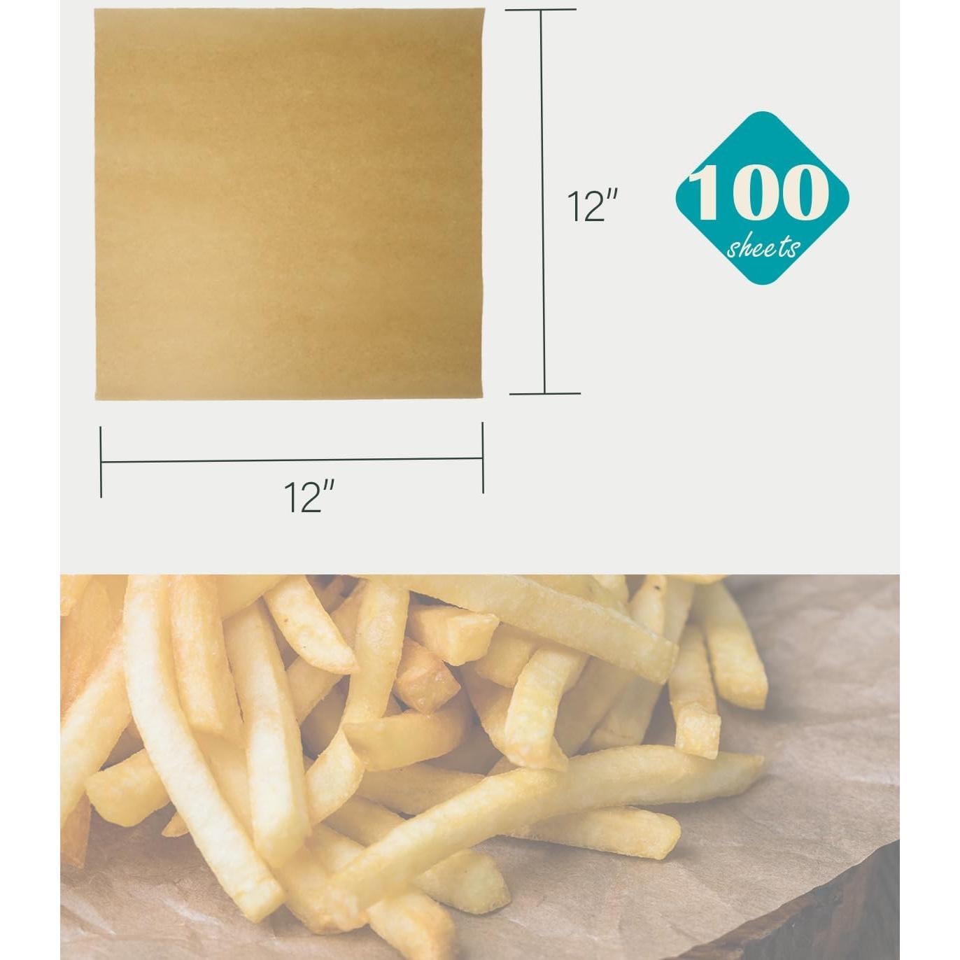 Hojas de Papel Pergamino BakeChoice 30.48x30.48 cm - 100 Unidades