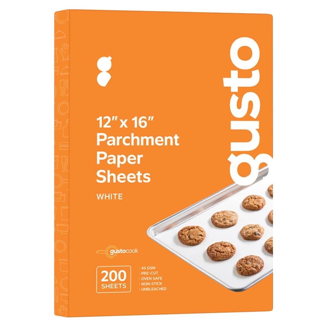 Hojas de Papel Pergamino GUSTO 30.48x40.64 cm 200 Unidades