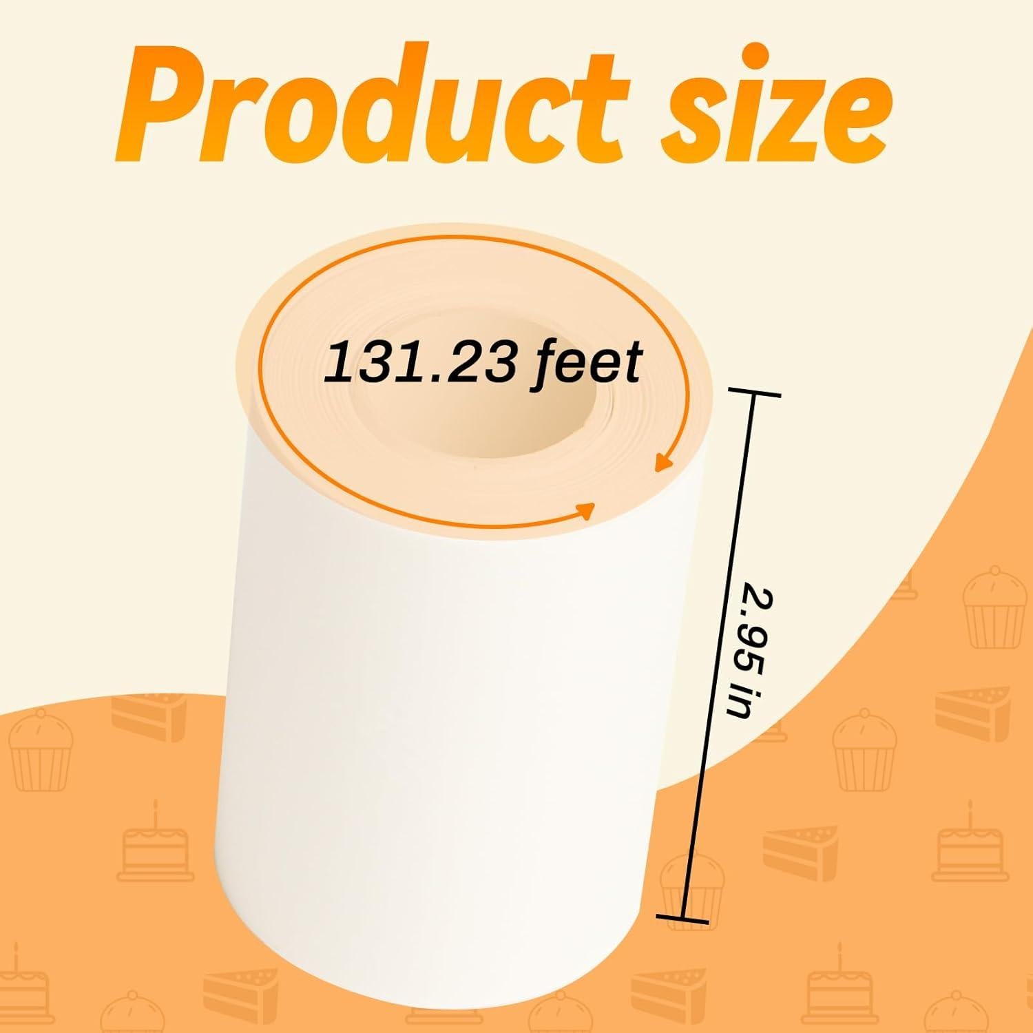 Forros de Papel Pergamino HAPY SHOP 7.49 cm x 40 m Resistente al Calor