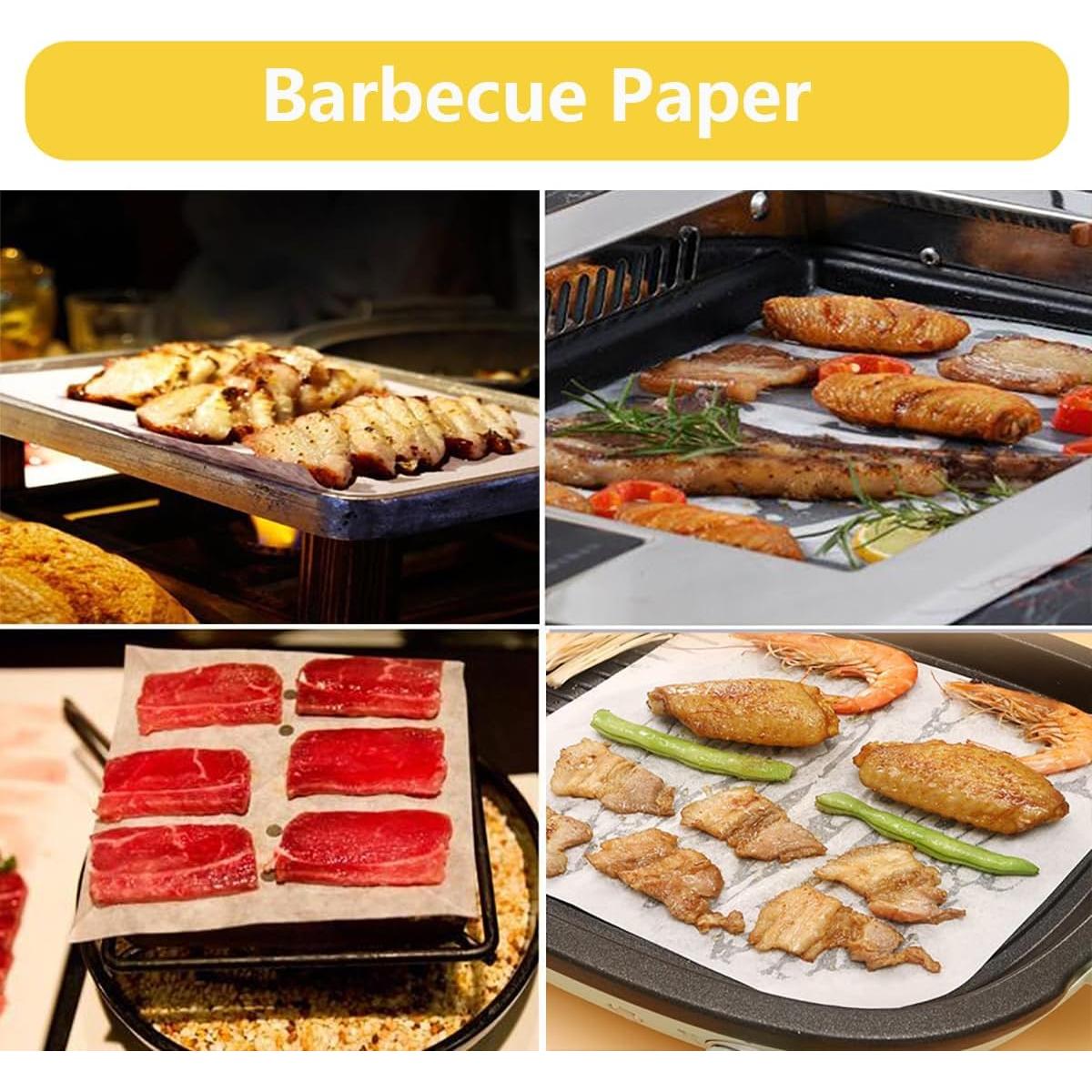 50 Hojas de Papel Pergamino 30.48x30.48 cm Yuyouqu para Hornear