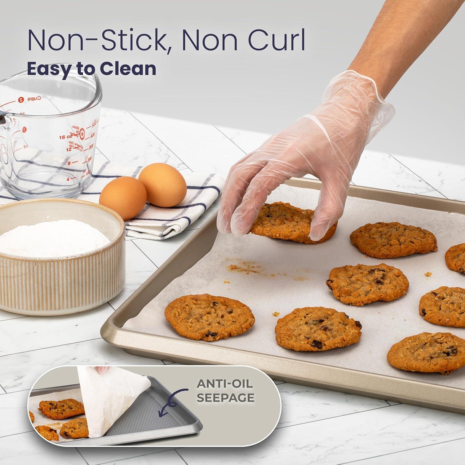 Hojas de Papel Pergamino Pre-cortadas Fit Meal Prep 250 Pcs 22.86x33.02 cm