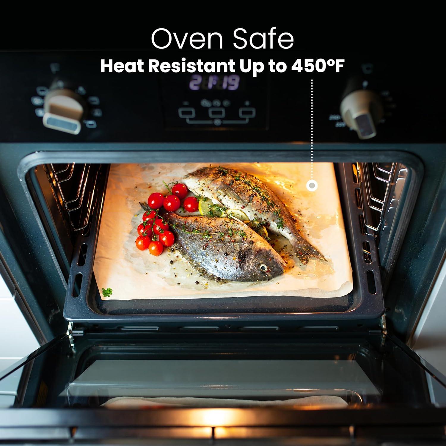 Hojas de Papel Pergamino Pre-cortadas Fit Meal Prep 250 Pcs 22.86x33.02 cm