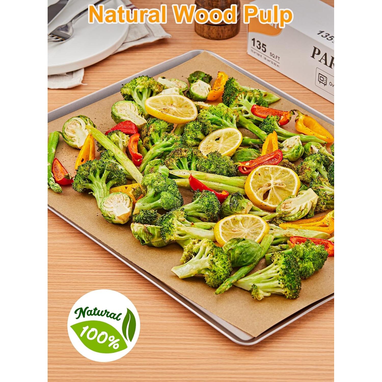 Rollo de Papel Pergamino SMARTAKE 38 cm x 33 m Antiadherente