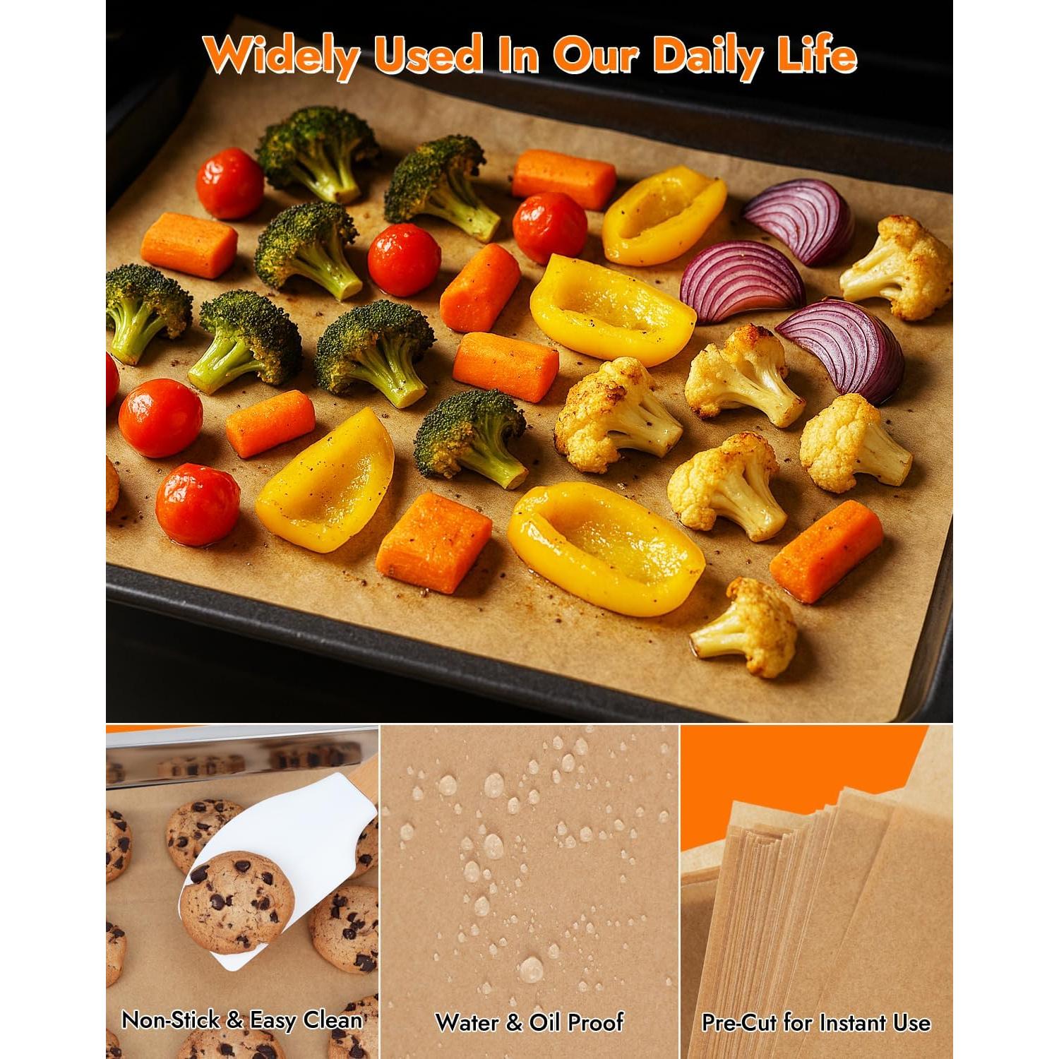 Papel Pergamino Pre-cortado YQL 23x33 cm 150 Hojas No Tóxico