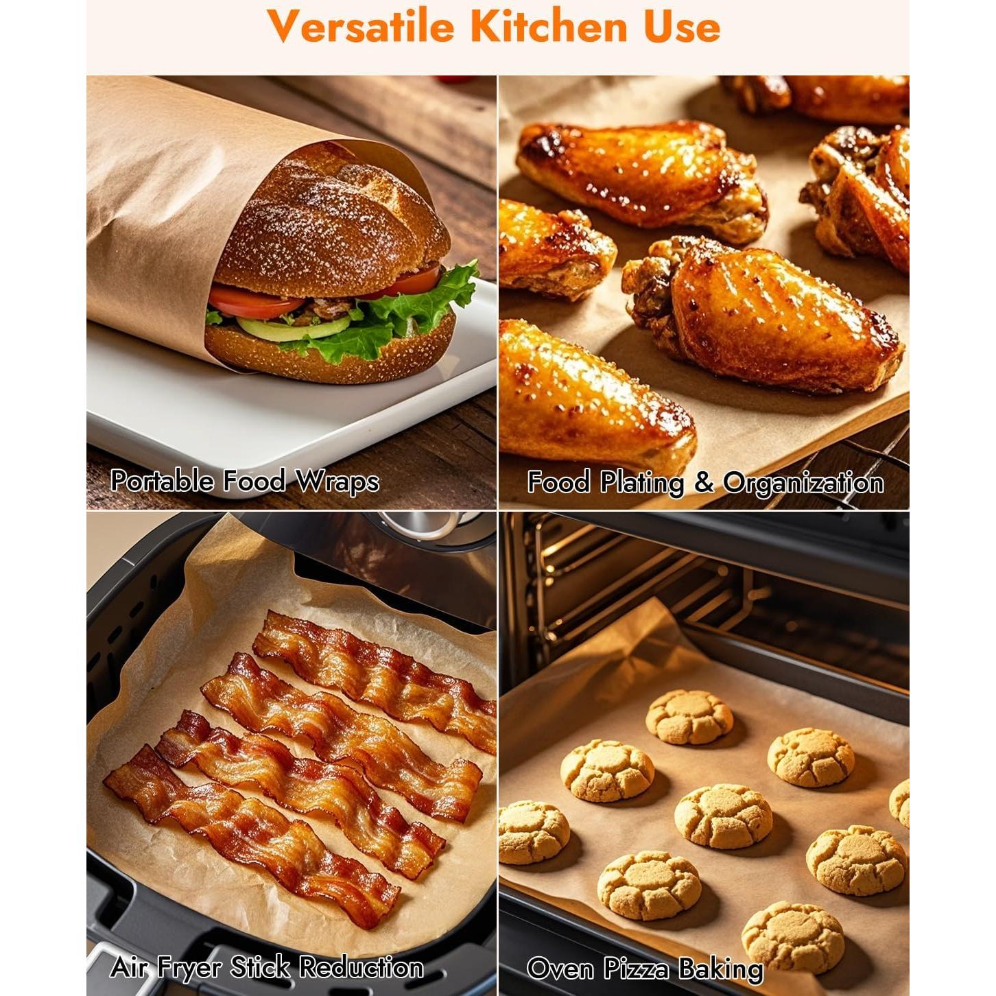 Papel Pergamino Pre-cortado YQL 23x33 cm 150 Hojas No Tóxico