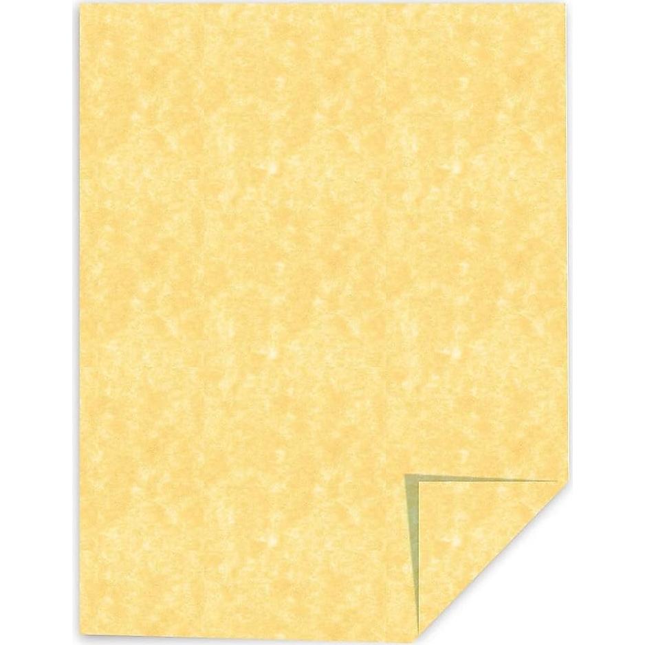 Papel Especial Parchment Southworth Dorado 21.6x27.9 cm 100 Hojas