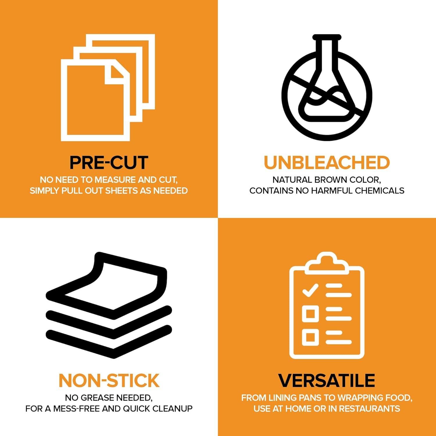 Hojas de Papel Pergamino Stock Your Home 200 Ct 27.1x34.9 cm