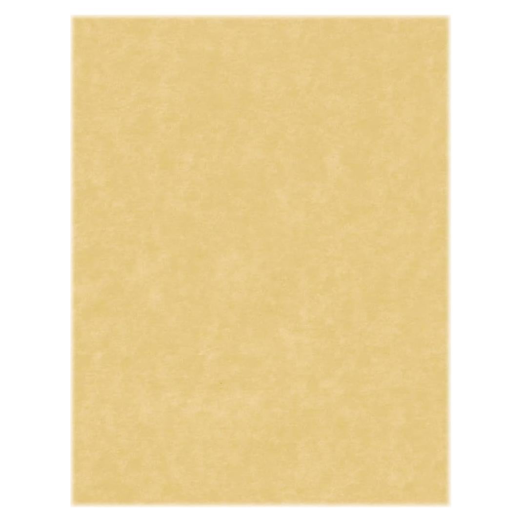 Papel de Parchment Dorado Grandes Papeles 80 Hojas 90gsm