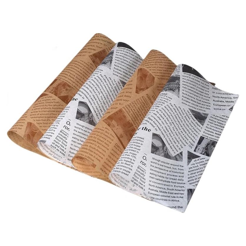 100 Forros de Cesta de Papel de Cera QiangXINGYai 25.4x25.4cm