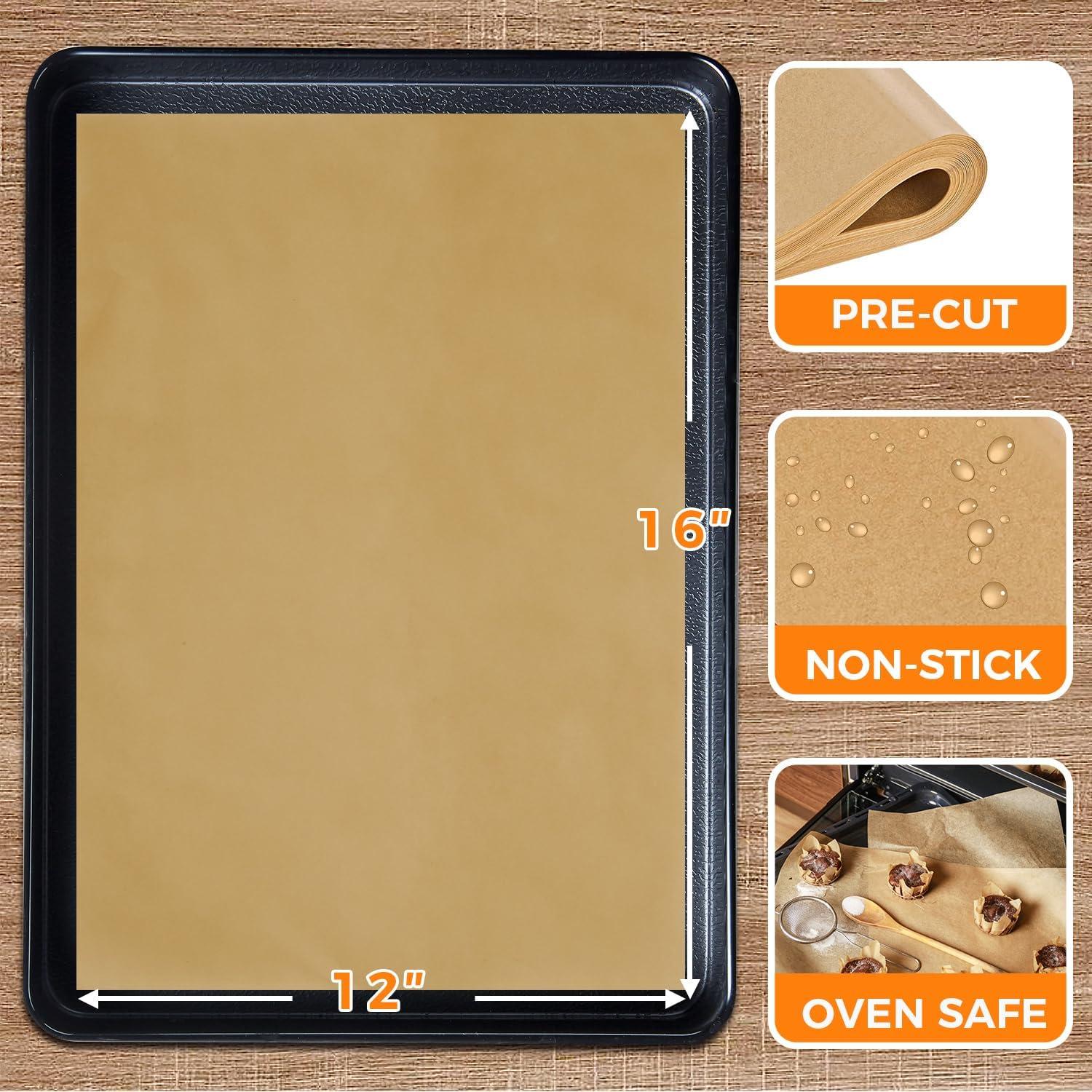 200 Hojas de Papel Pergamino KMLYDGS 30.48x40.64 cm Antiadherente