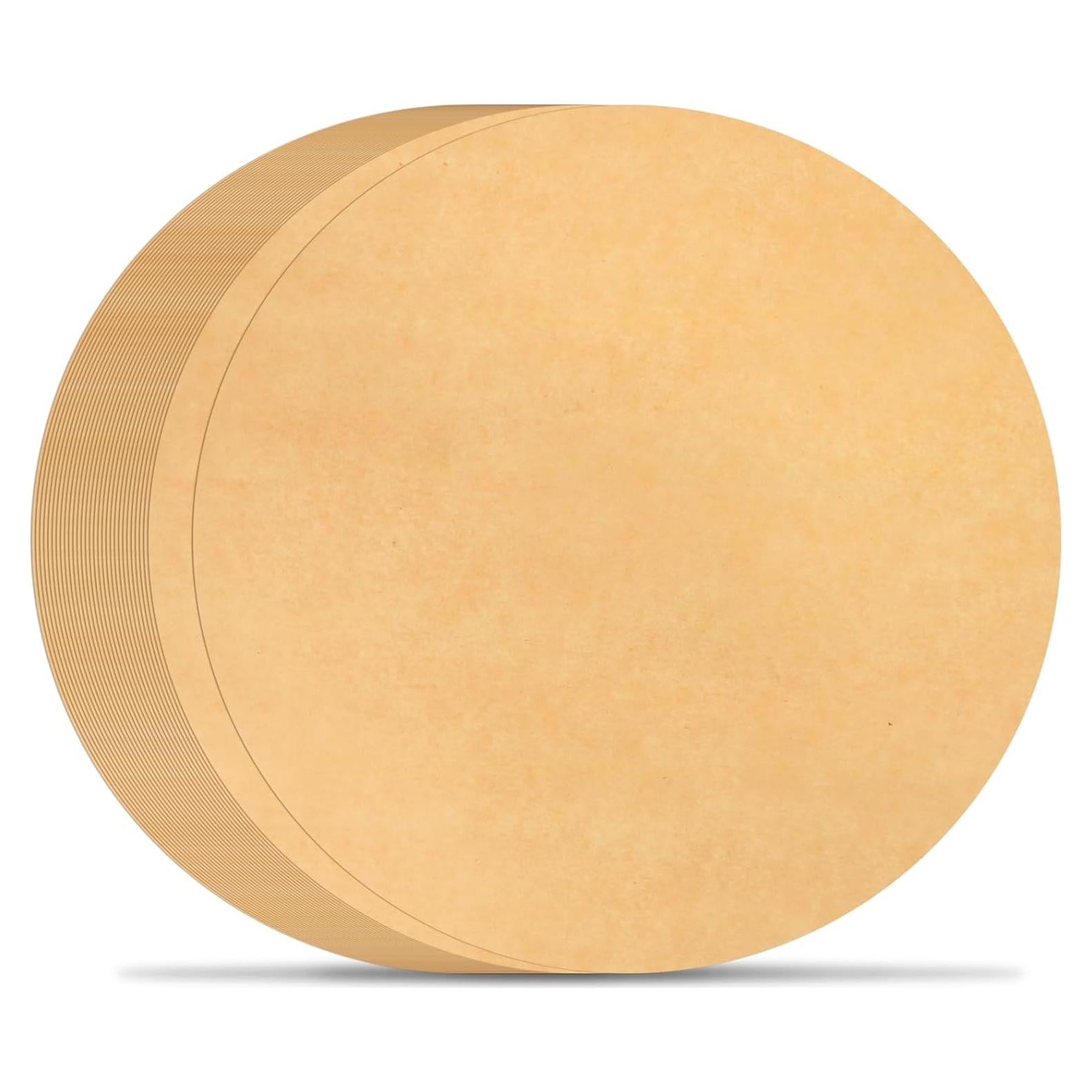 Papel Pergamino Redondo 30.48 cm BYKITCHEN - 100 Hojas Antiadherente