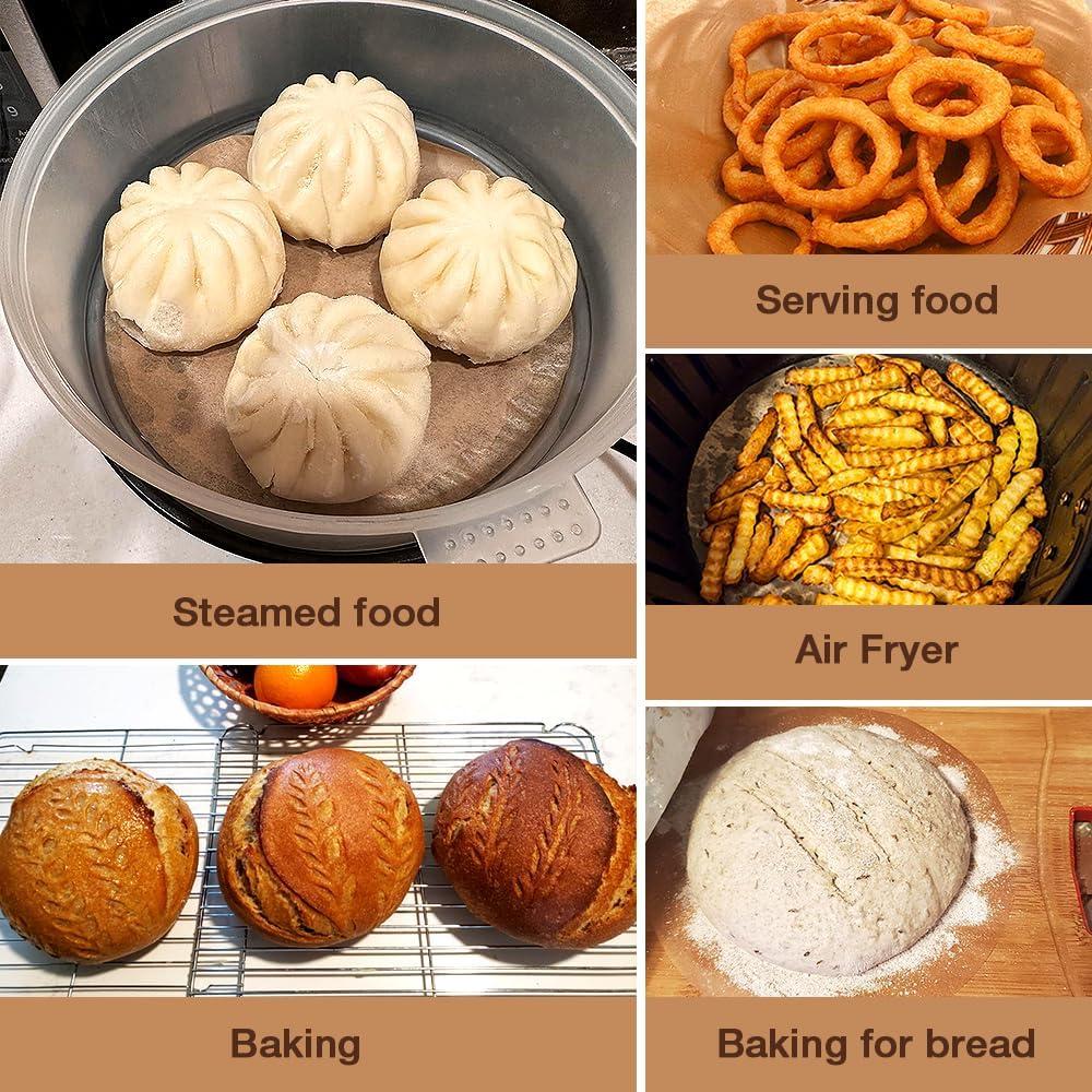 300 Hojas Papel Pergamino Redondo 20 cm Pharamat para Hornear