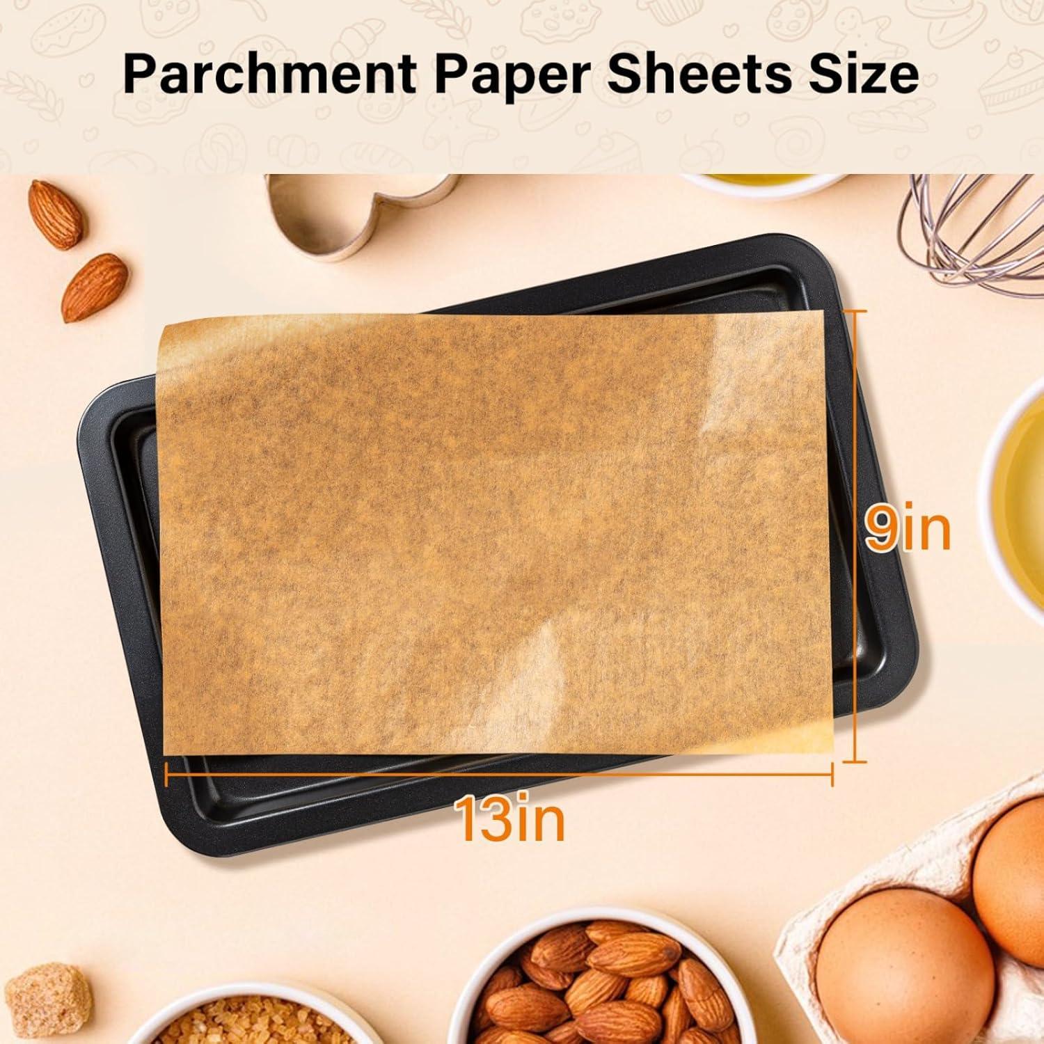 Hojas de Papel Pergamino ReLuien 22.86x33.02 cm 100PCS