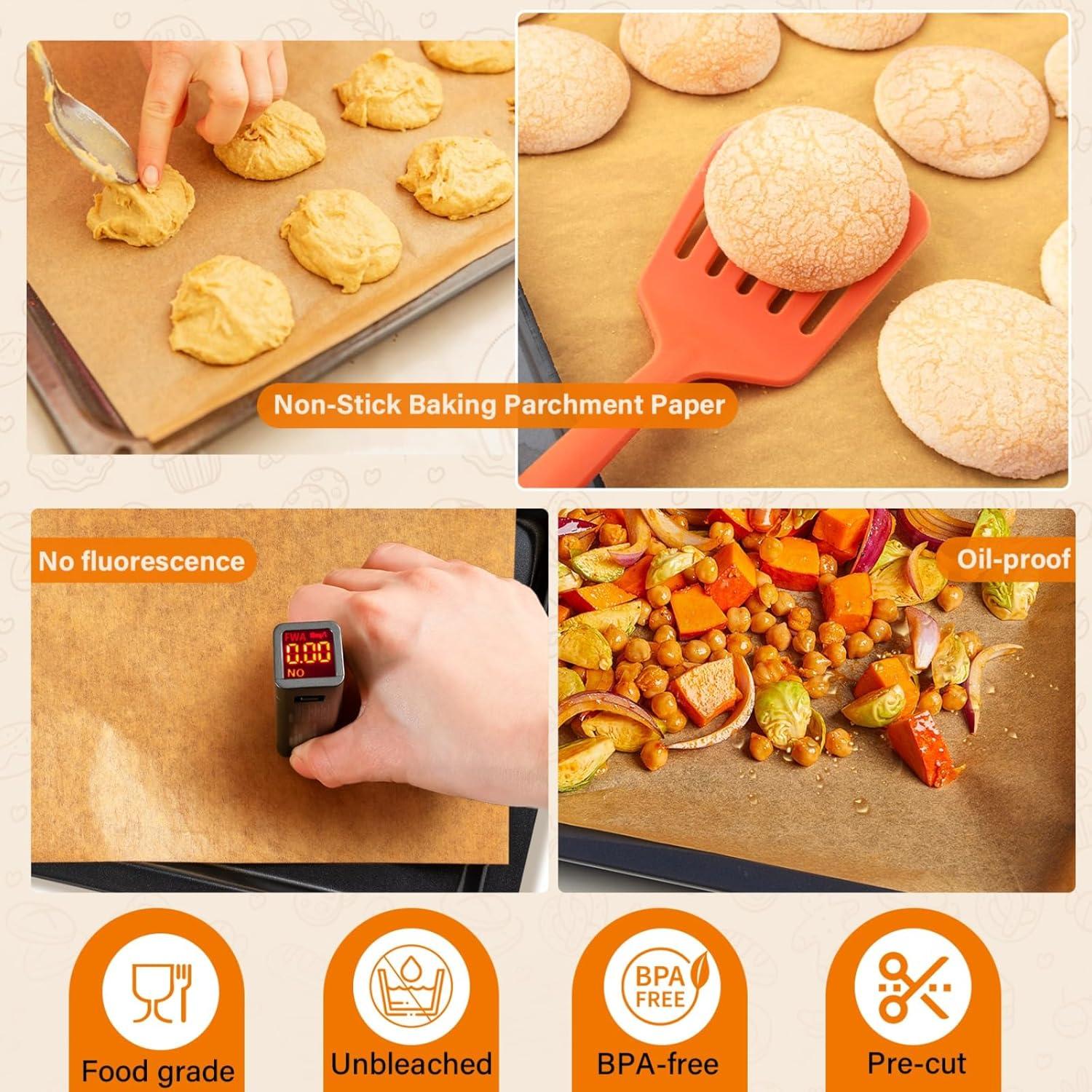 Hojas de Papel Pergamino ReLuien 22.86x33.02 cm 100PCS