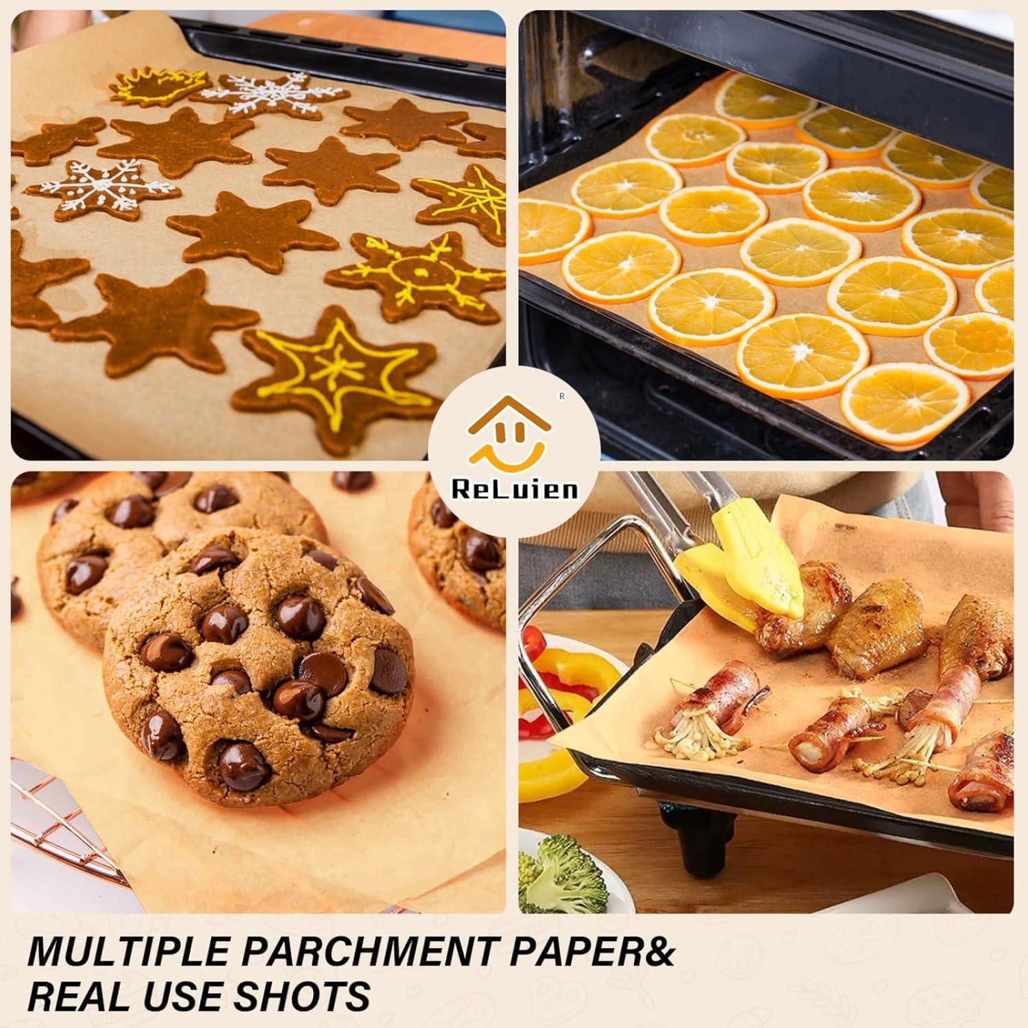 Hojas de Papel Pergamino ReLuien 22.86x33.02 cm 100PCS