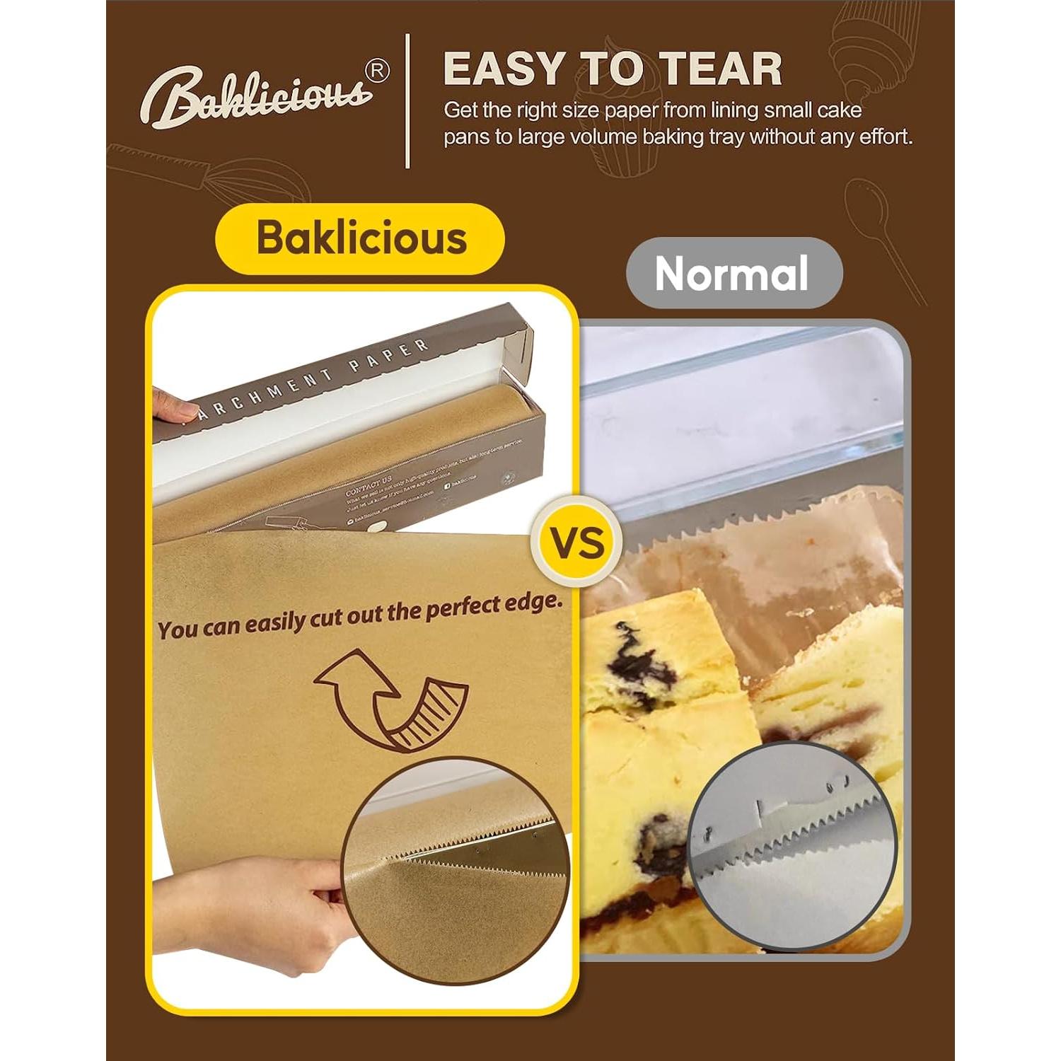 Rollo de Papel Pergamino Antiadherente Baklicious 33 cm x 50 m