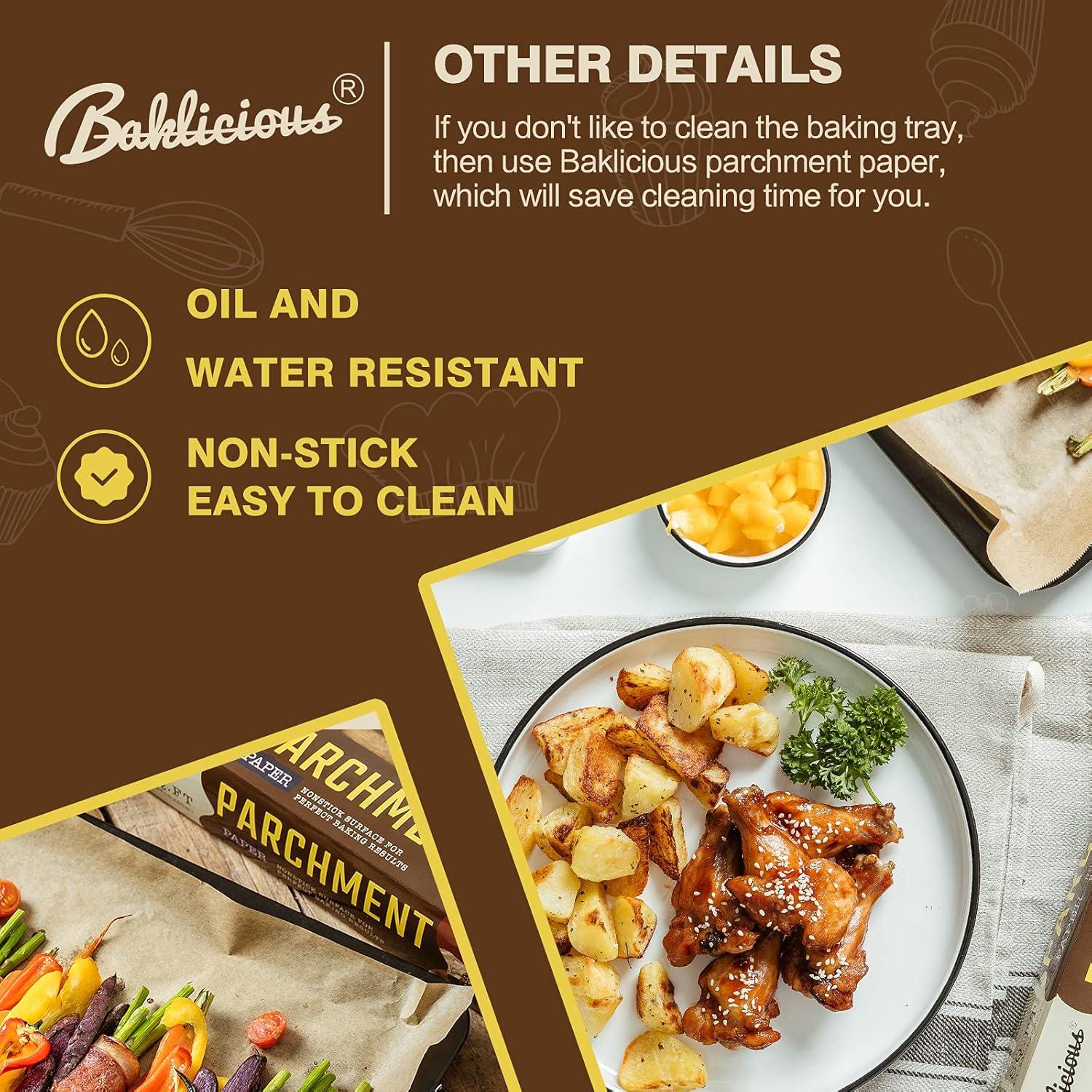 Rollo de Papel Pergamino Antiadherente Baklicious 33 cm x 50 m