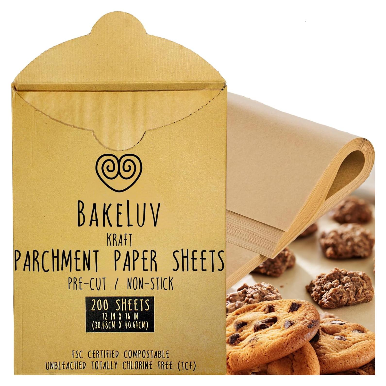 Papel Pergamino Pre-cortado BAKELUV 30.48x40.64 cm 200 Pcs