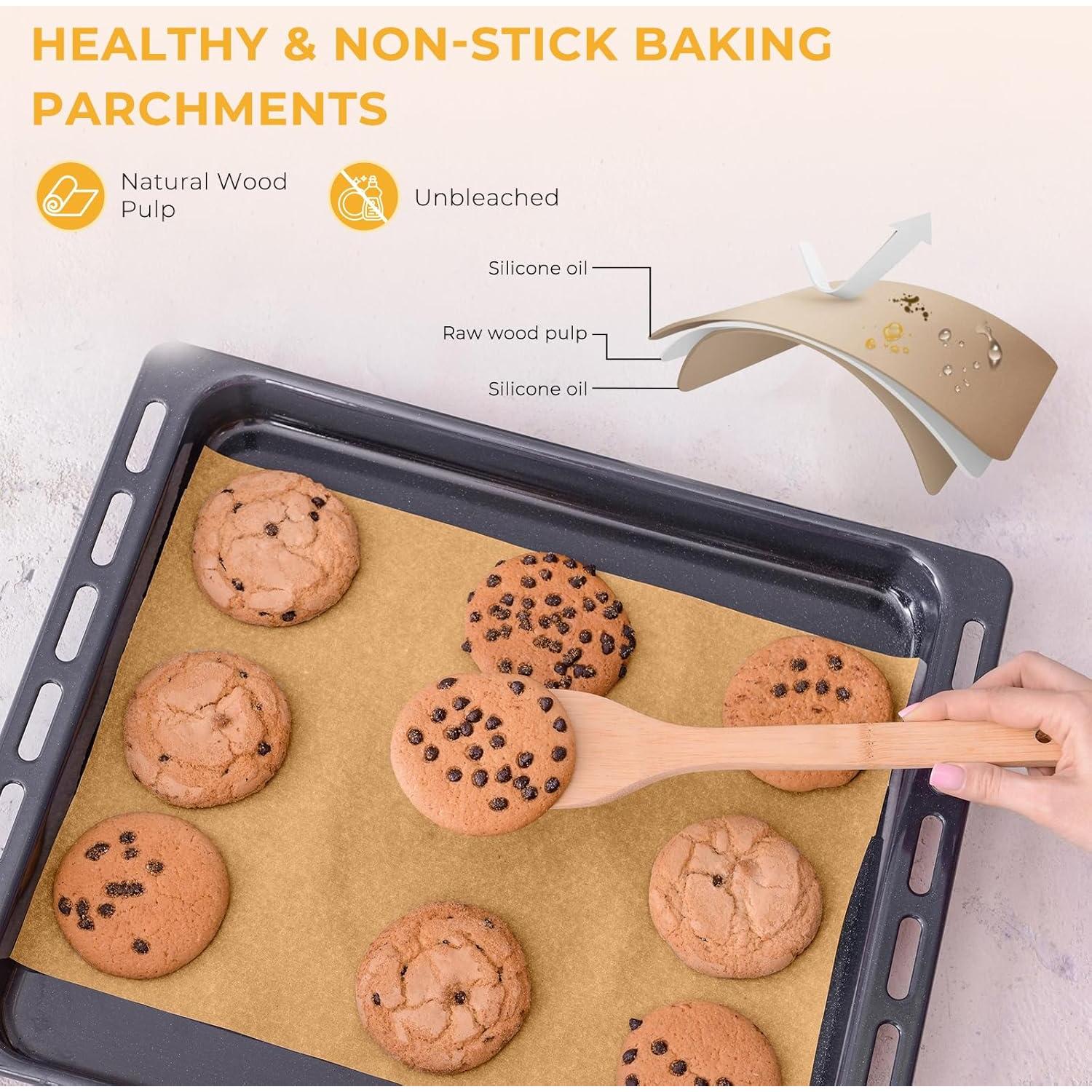 125 Hojas de Papel Pergamino Antiadherente Targihoemt 30.48x40.64cm