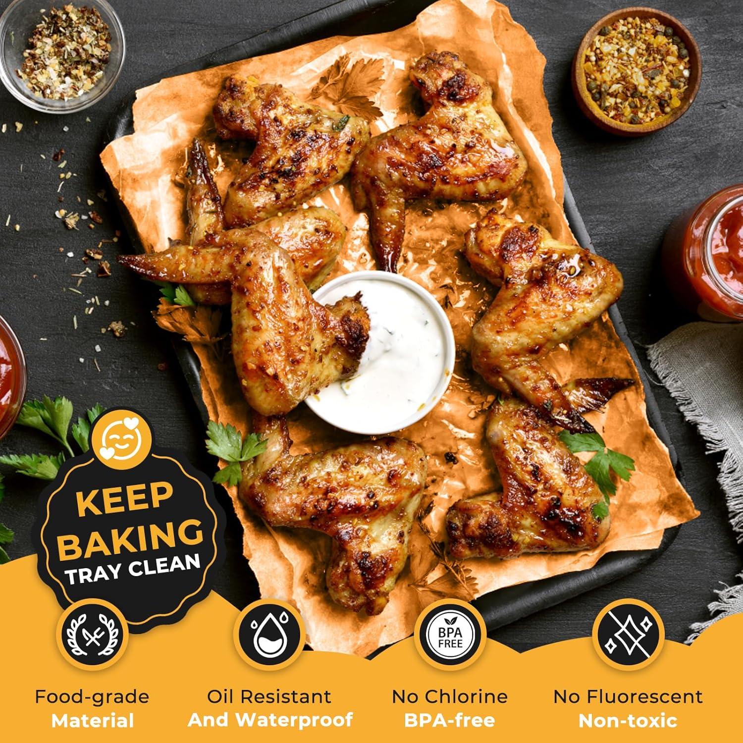 125 Hojas de Papel Pergamino Antiadherente Targihoemt 30.48x40.64cm