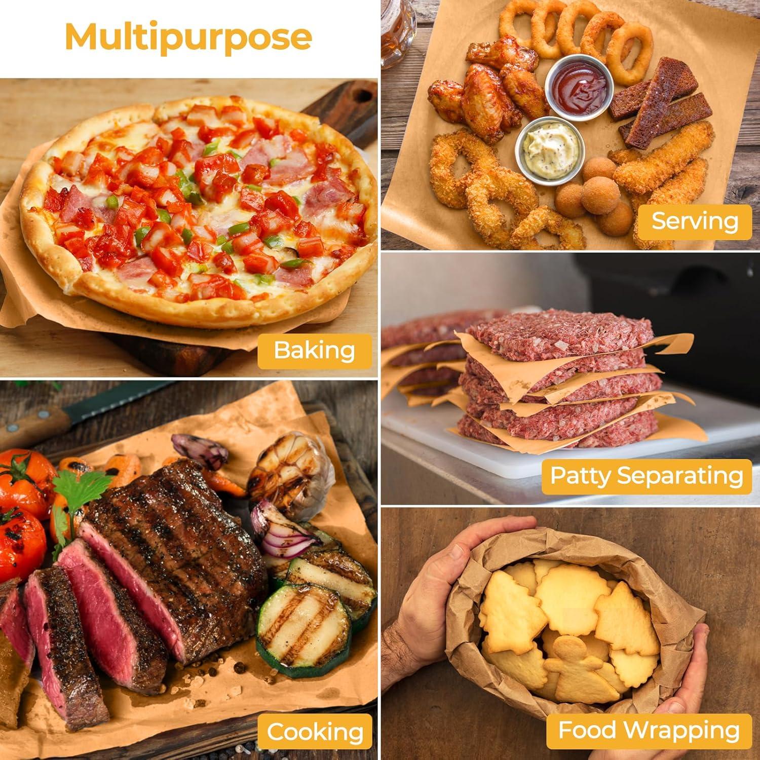 125 Hojas de Papel Pergamino Antiadherente Targihoemt 30.48x40.64cm