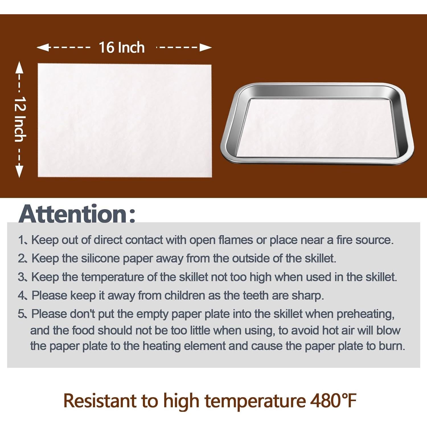 120 Hojas de Papel Pergamino Pre-cortadas UBeesize 30.48x40.64 cm