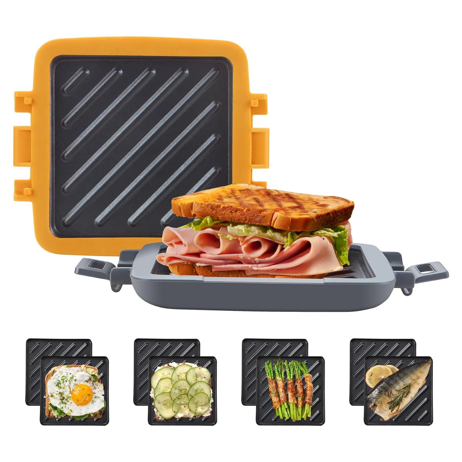 Hacedor de Sándwiches Tostados Mico Dingker Naranja 0.6 kg