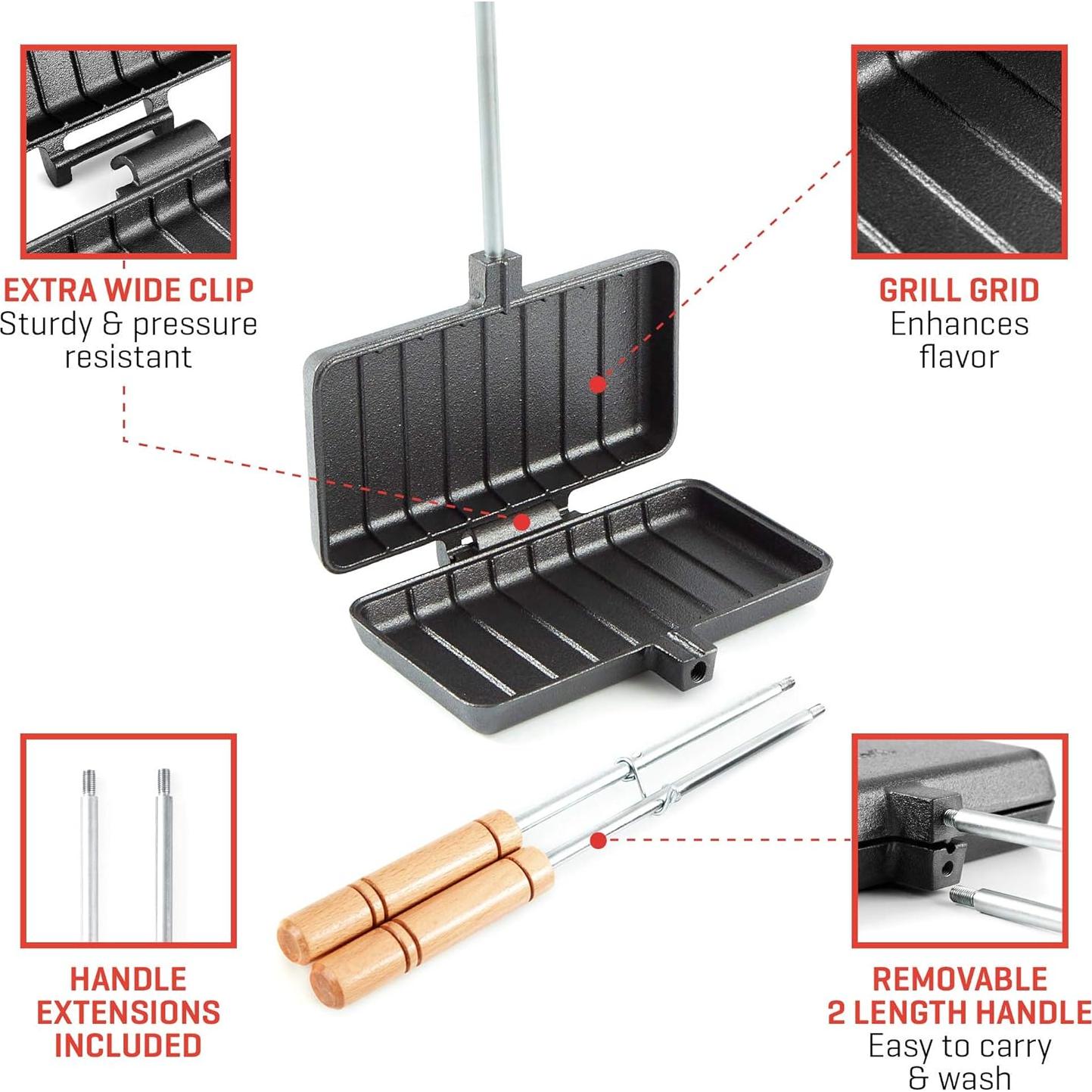Hierro para Pasteles de Hierro Fundido Uno Casa - 2.59 kg
