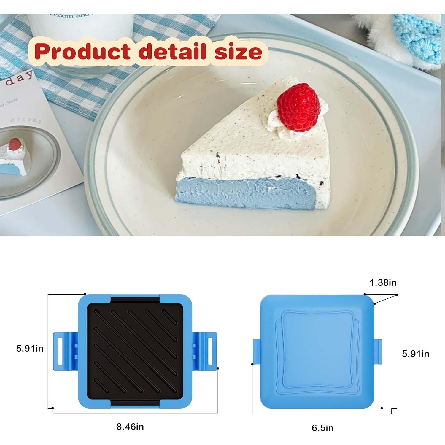 Hacedor de Toasties de Microondas Azul HQBKP-RD 15x15cm