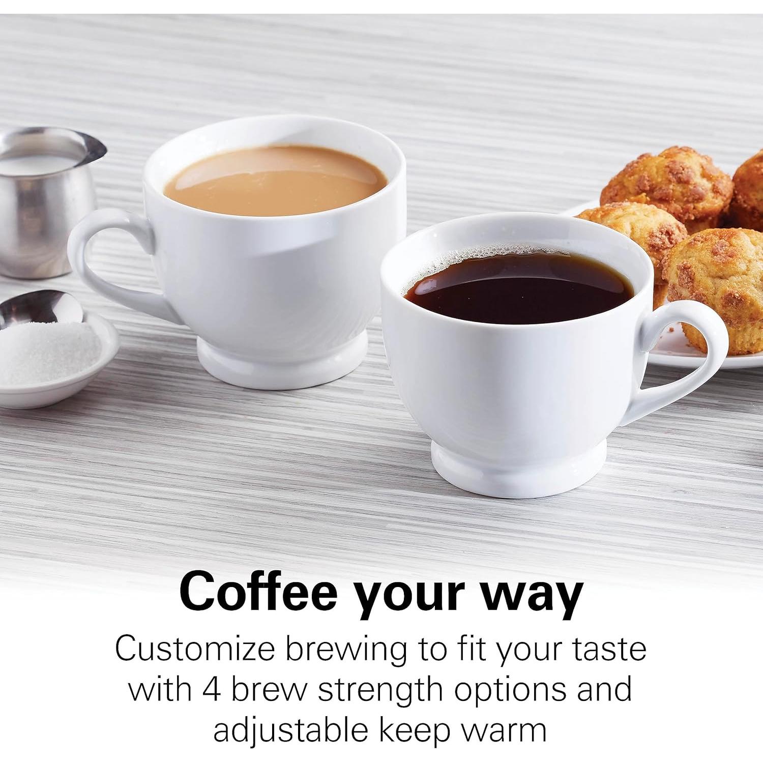 Cafetera Programable Hamilton Beach 14 Tazas 2.07L Negra