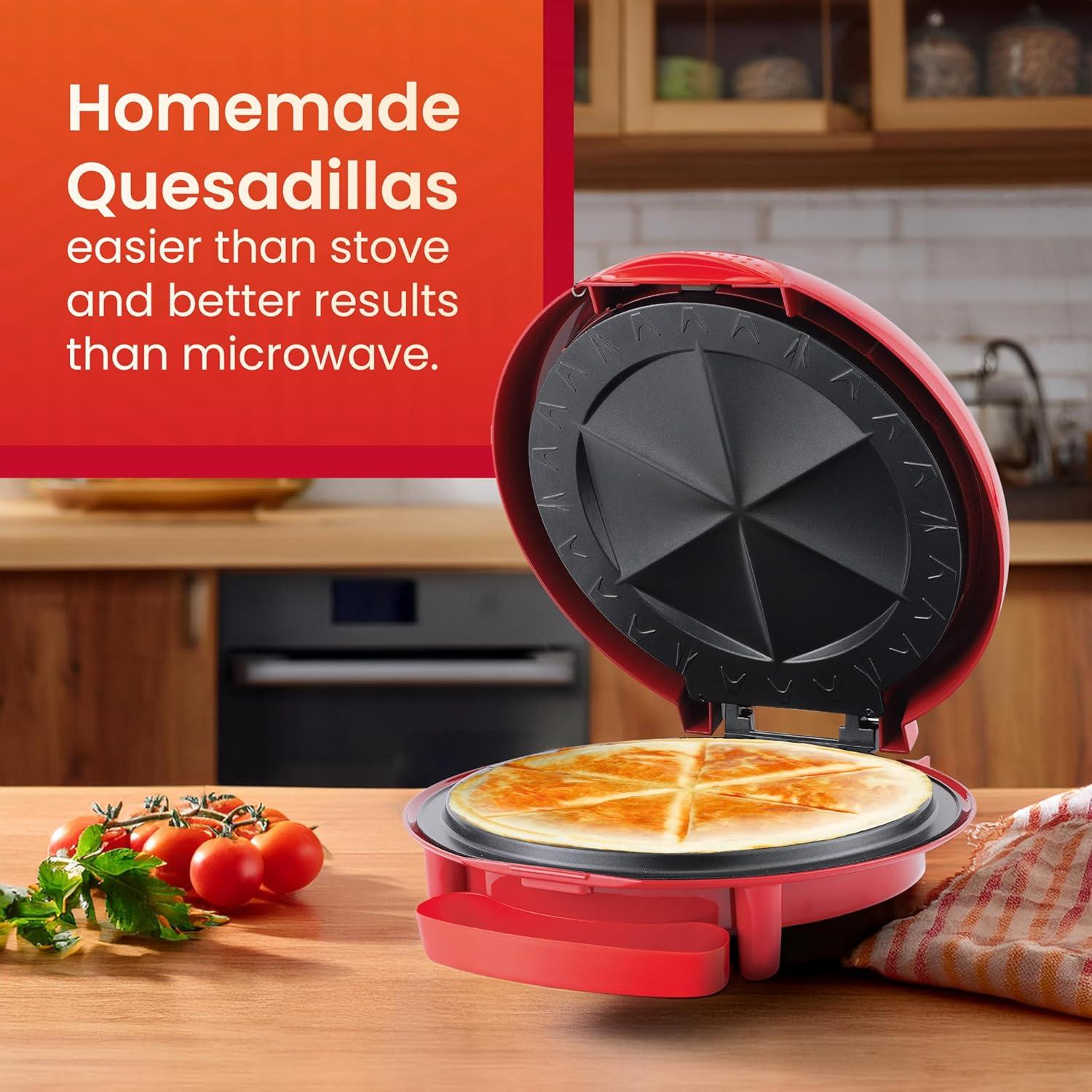 Fabricante de Quesadillas Eléctrico Elite Gourmet EQD-118 11"