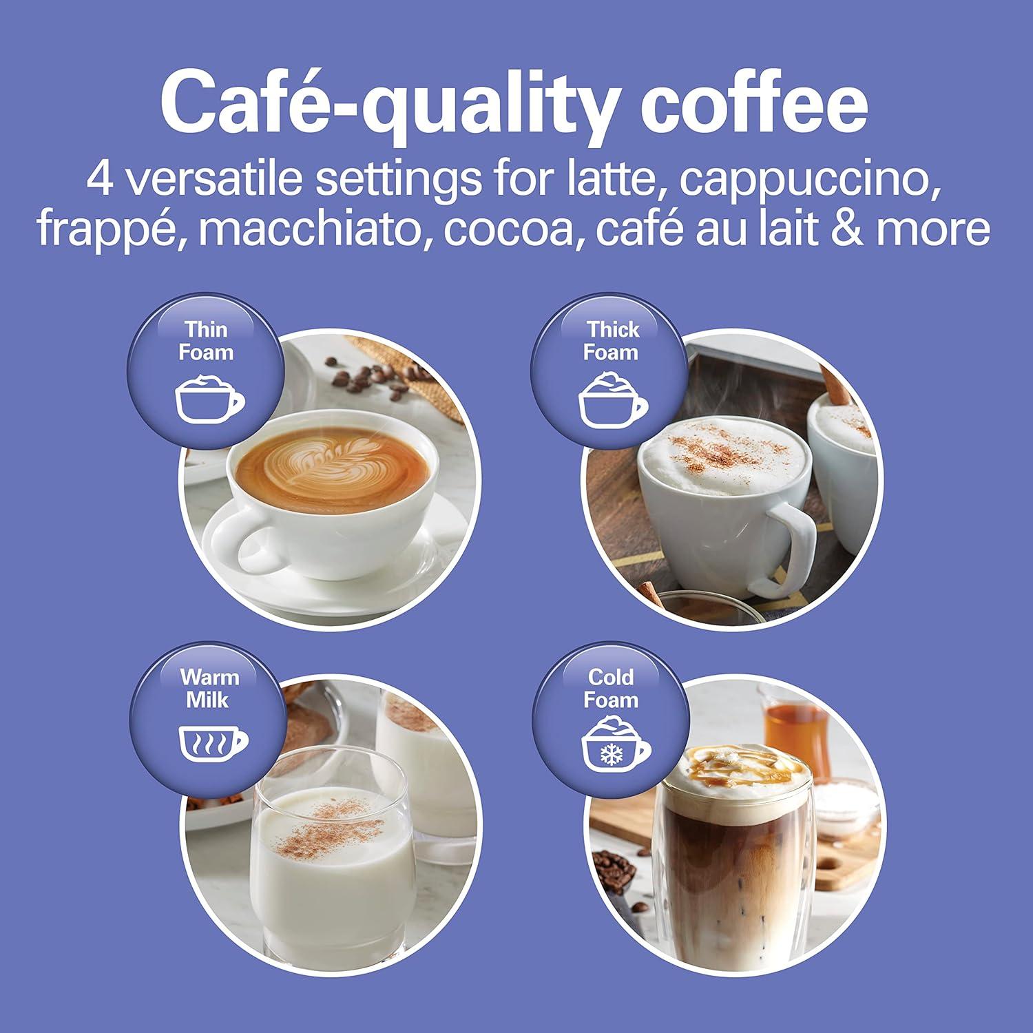 Espumador y Calentador de Leche Eléctrico Hamilton Beach 300ml