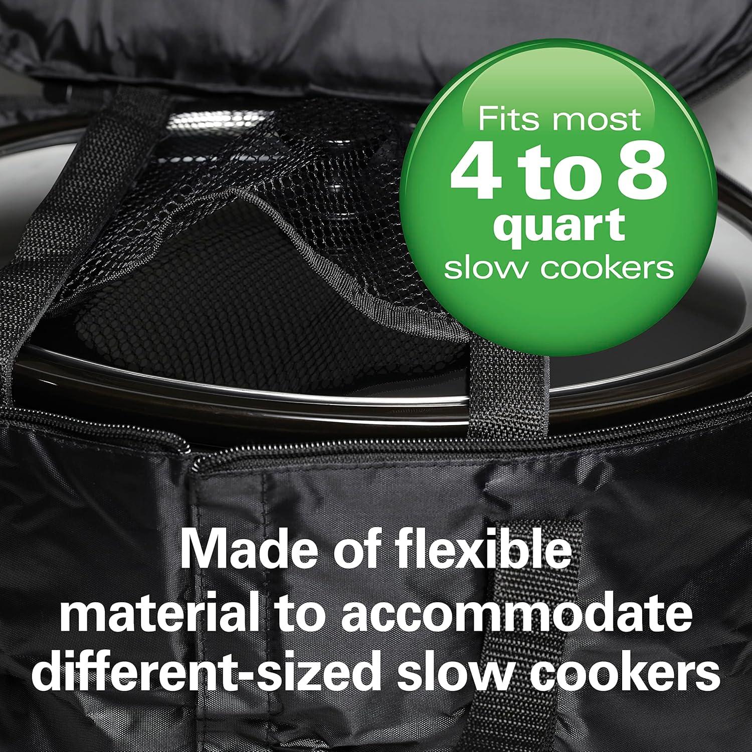 Bolsa de viaje aislante Hamilton Beach para olla de 4 a 8 qt