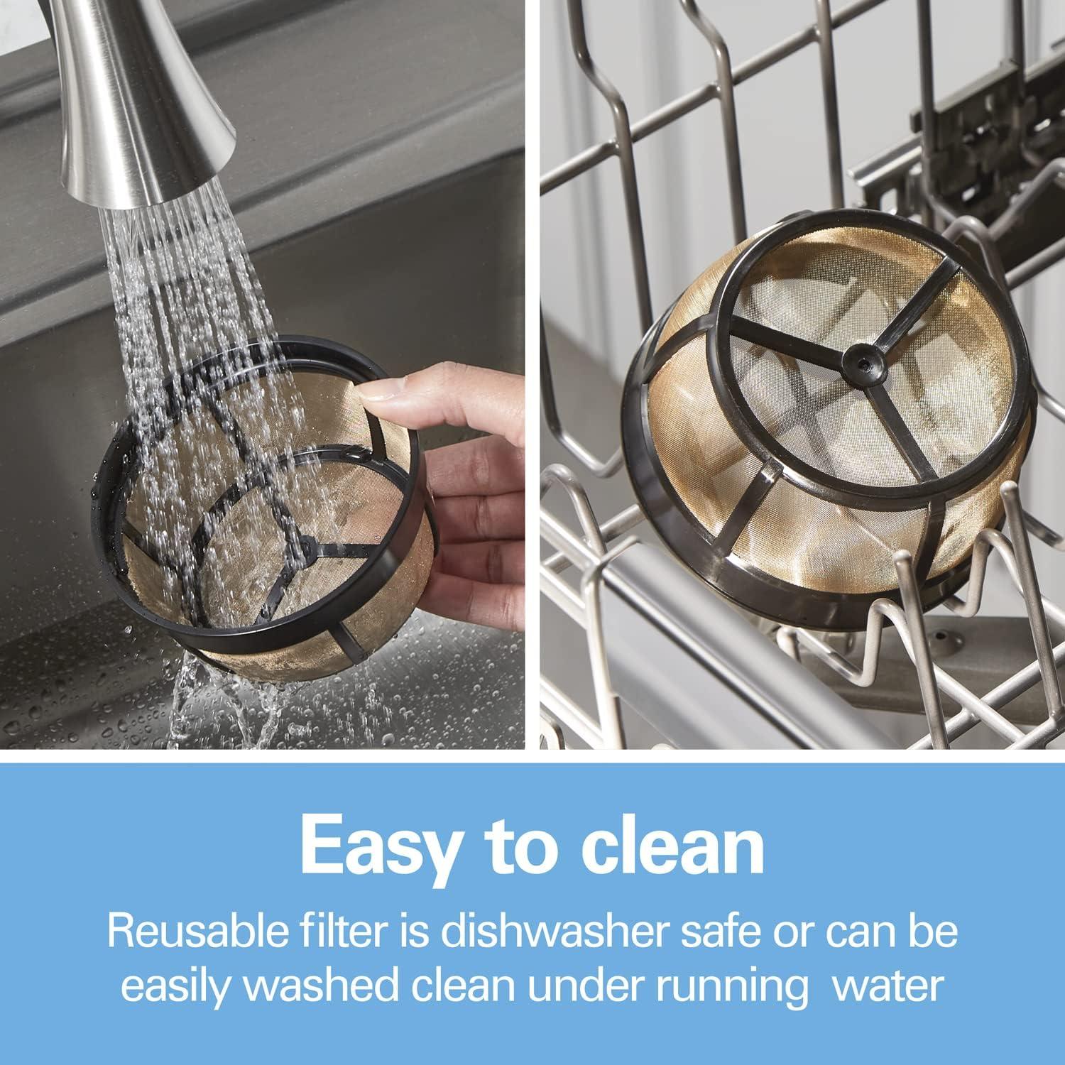 Filtro de Café Reutilizable Hamilton Beach 8-12 Tazas Acero Inoxidable