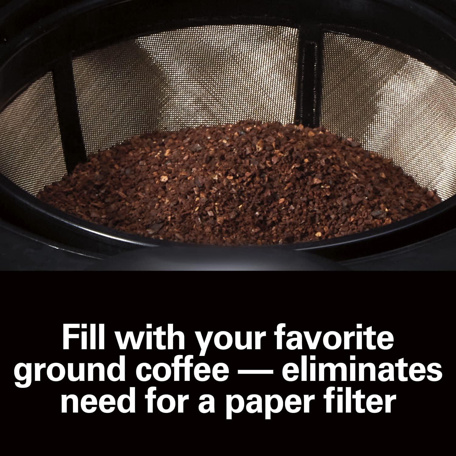 Filtro de Café Reutilizable Hamilton Beach 8-12 Tazas Acero Inoxidable