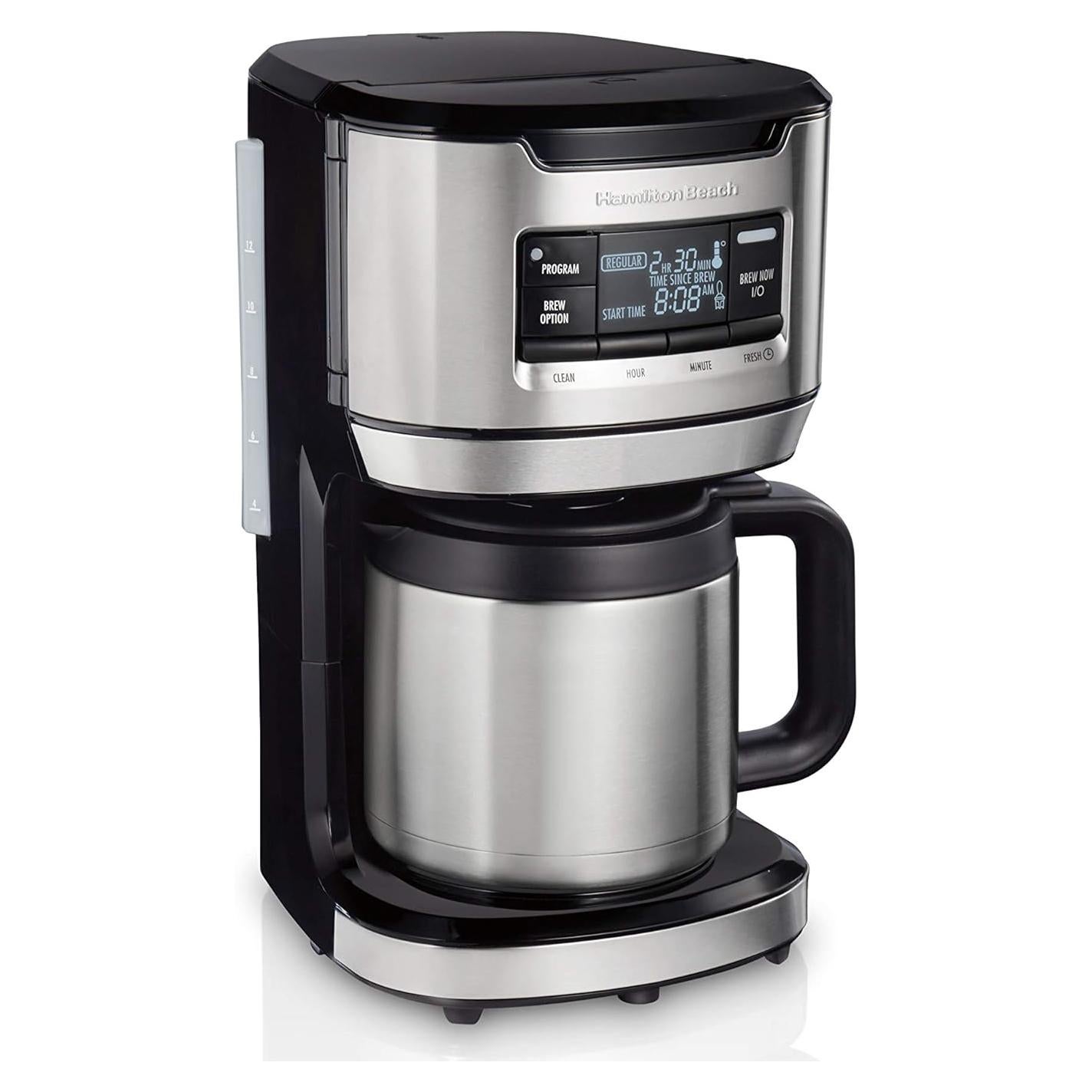 Cafetera Programable Hamilton Beach 12 Tazas Jarra Térmica