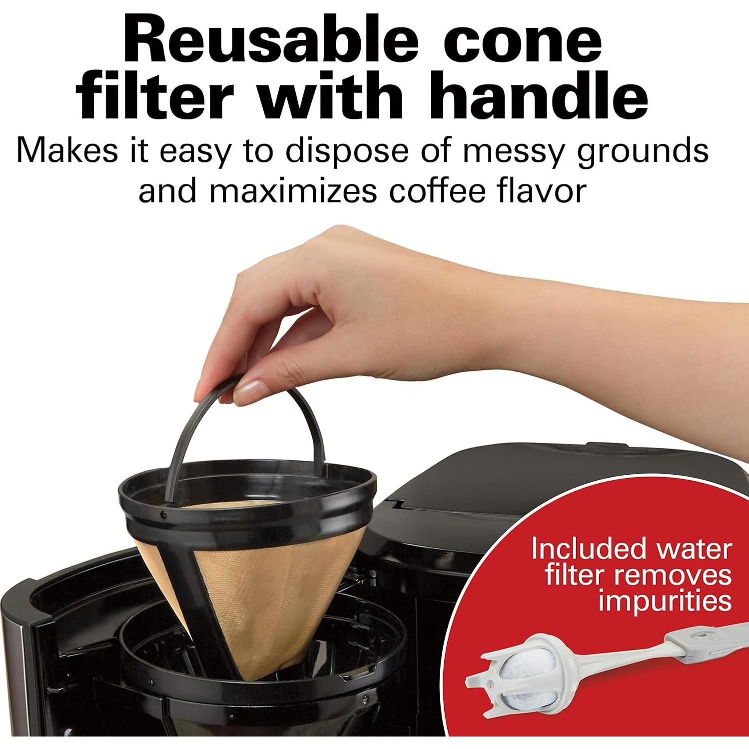 Cafetera Programable Hamilton Beach 12 Tazas Jarra Térmica