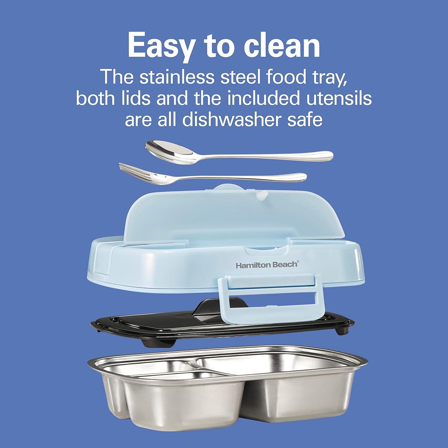 Calentador de Comida Portátil Hamilton Beach 33105 3 Compartimentos