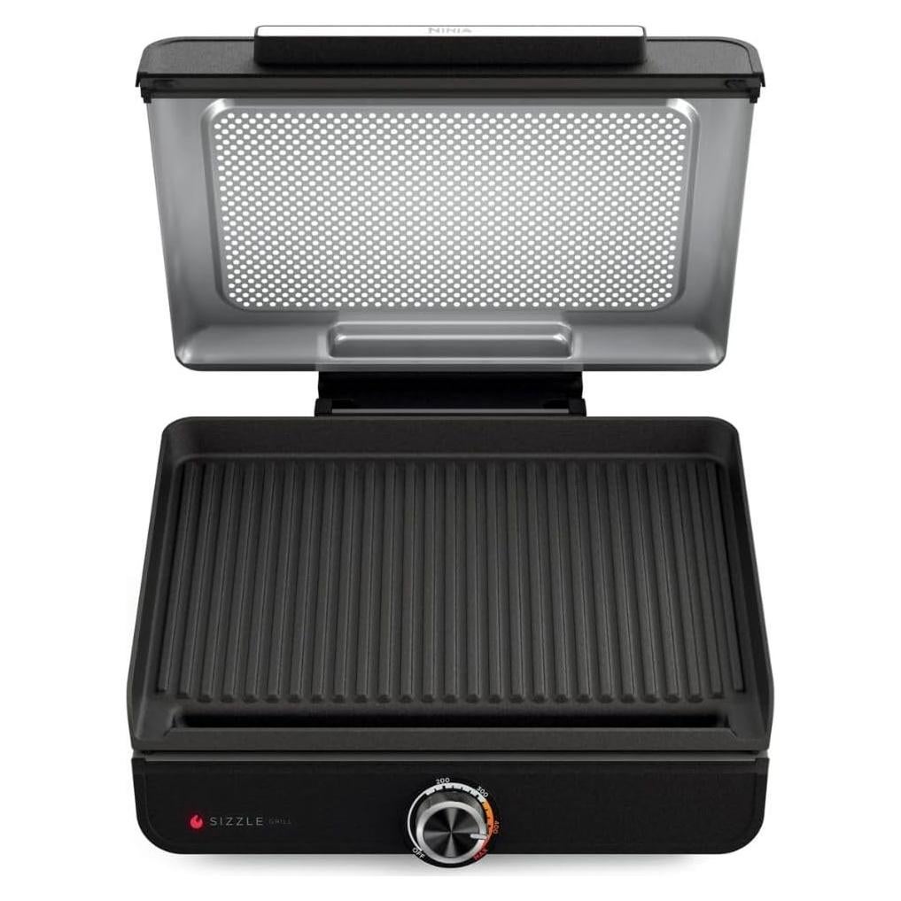 Parrilla Interior Ninja Sizzle GR100 Sin Humo 260°C 14"