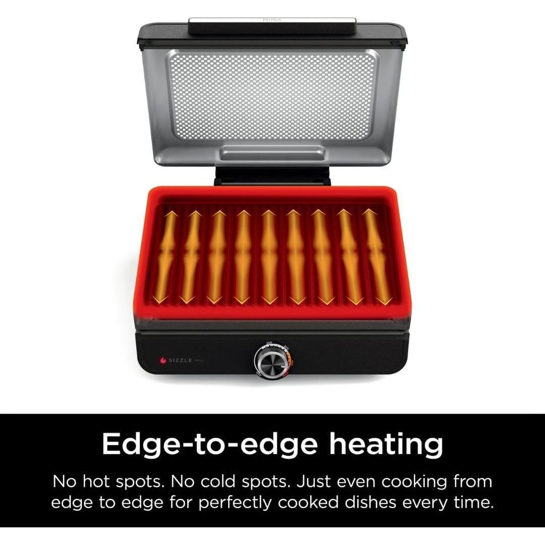 Parrilla Interior Ninja Sizzle GR100 Sin Humo 260°C 14"