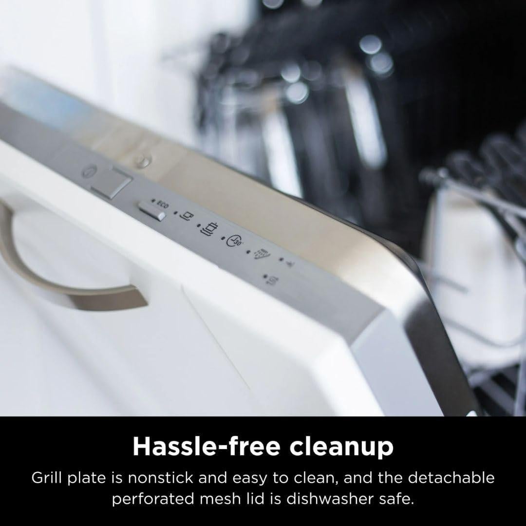 Parrilla Interior Ninja Sizzle GR100 Sin Humo 260°C 14"